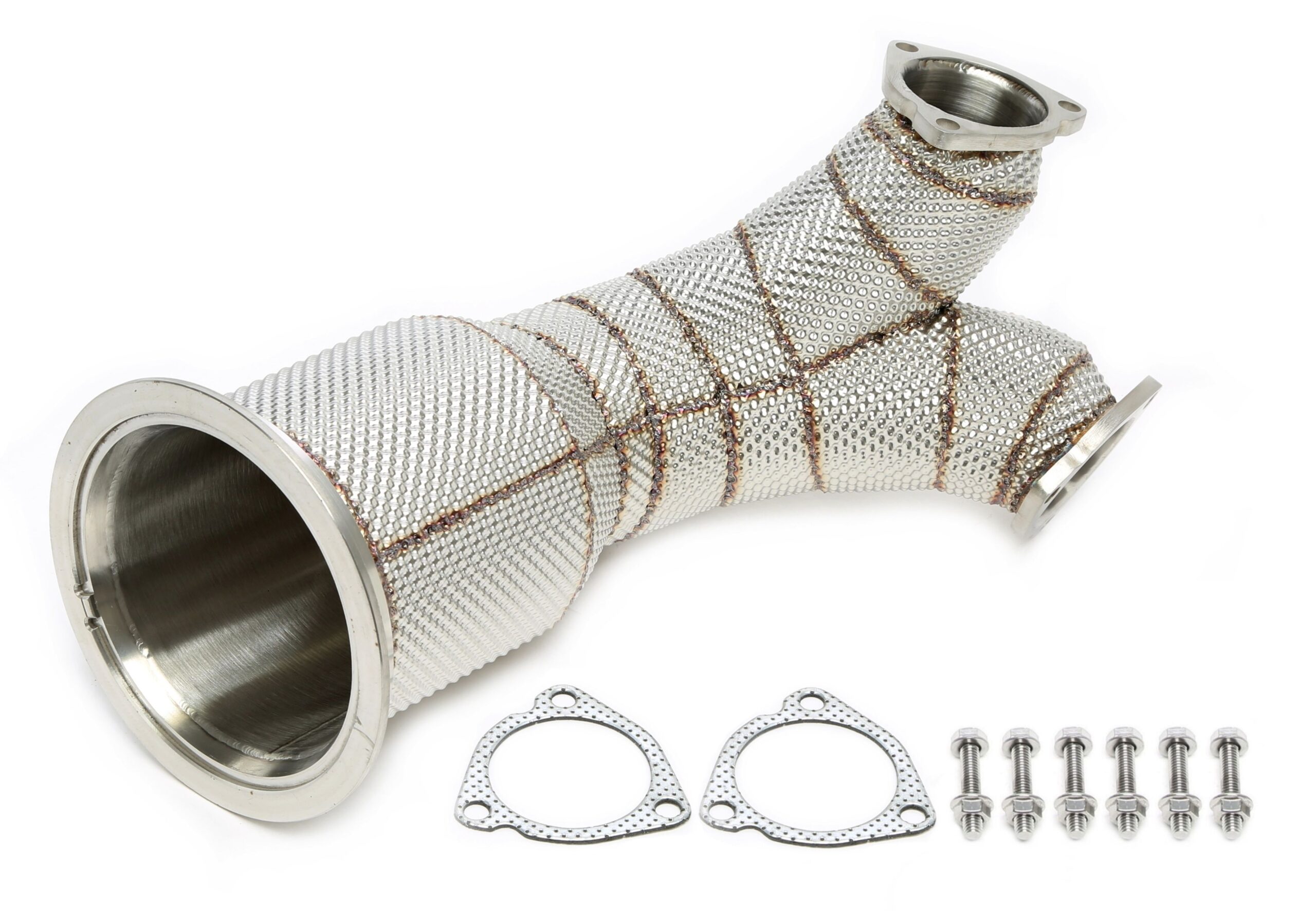 Downpipe mit Hitzeschild und ohne Katalysator passend für Audi SQ5 3.0l TFSI V6 Turbo Typ FY_