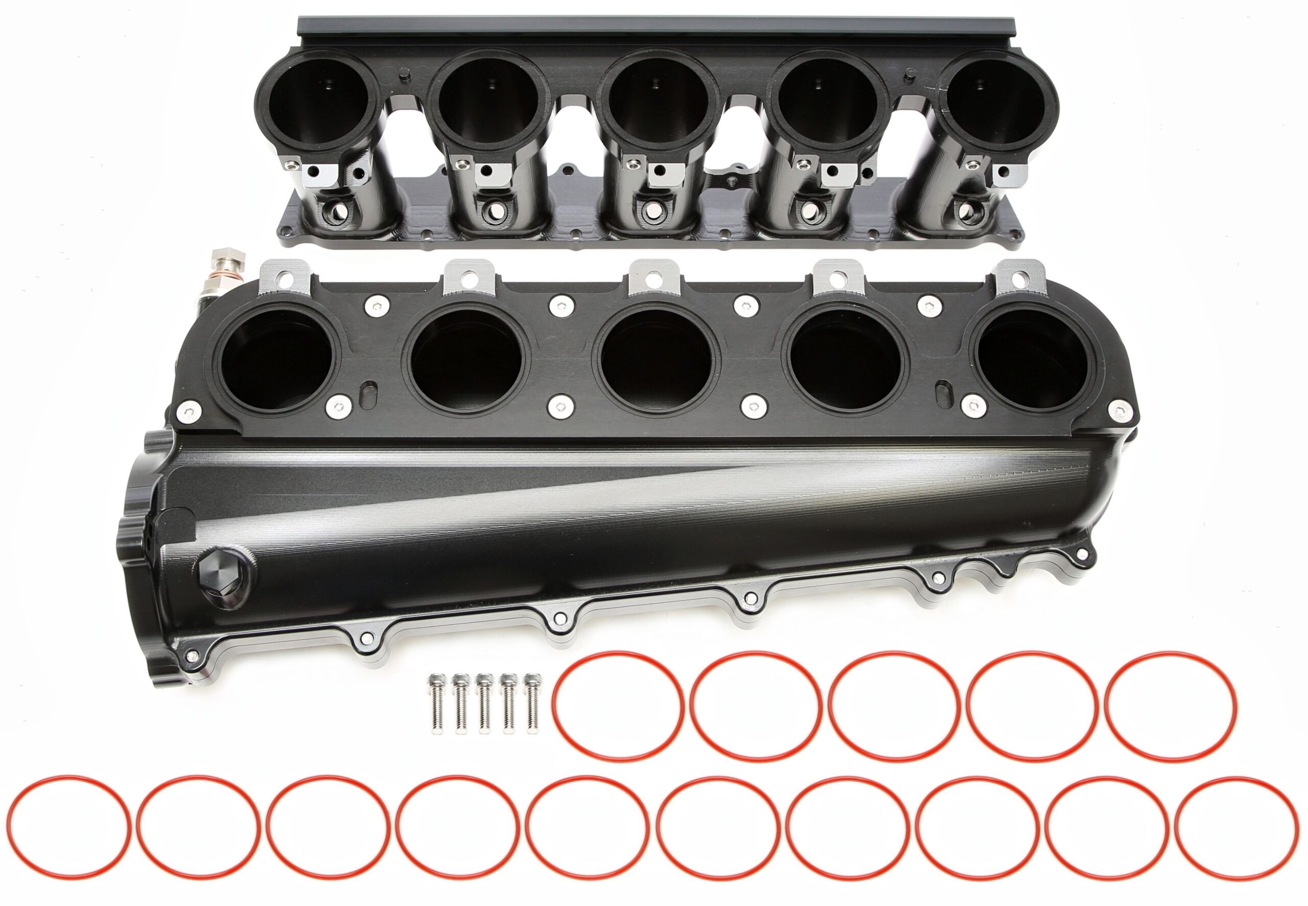 Alu gefrästes Ansaugbrücken Kit passend für Audi A3/RS3 Typ 8P/8V, Q3/RS Typ 8U/F3, TT/RS Typ 8J/8S