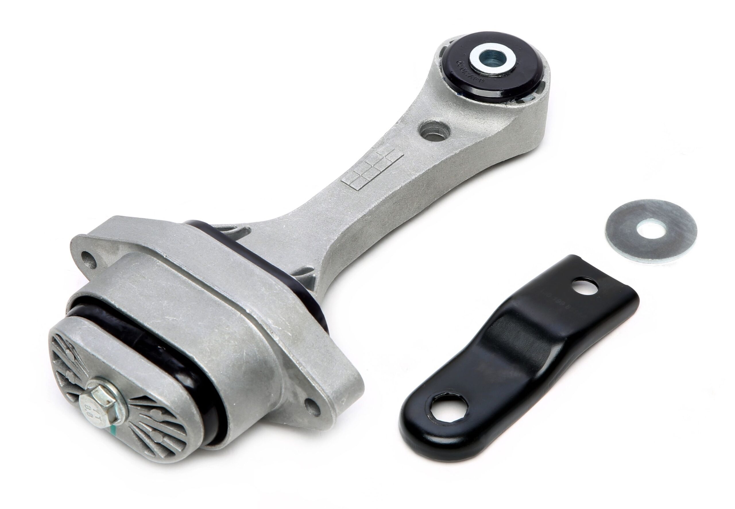 Getriebelager / Drehmomentstütze mit PU-Buchsen passend für Audi A3 (8L)/ TT-Q (8N)/ Seat Leon/Toledo (1M)/ VW Bora (1J), Golf IV (1J)/ New Beetle (1C)
