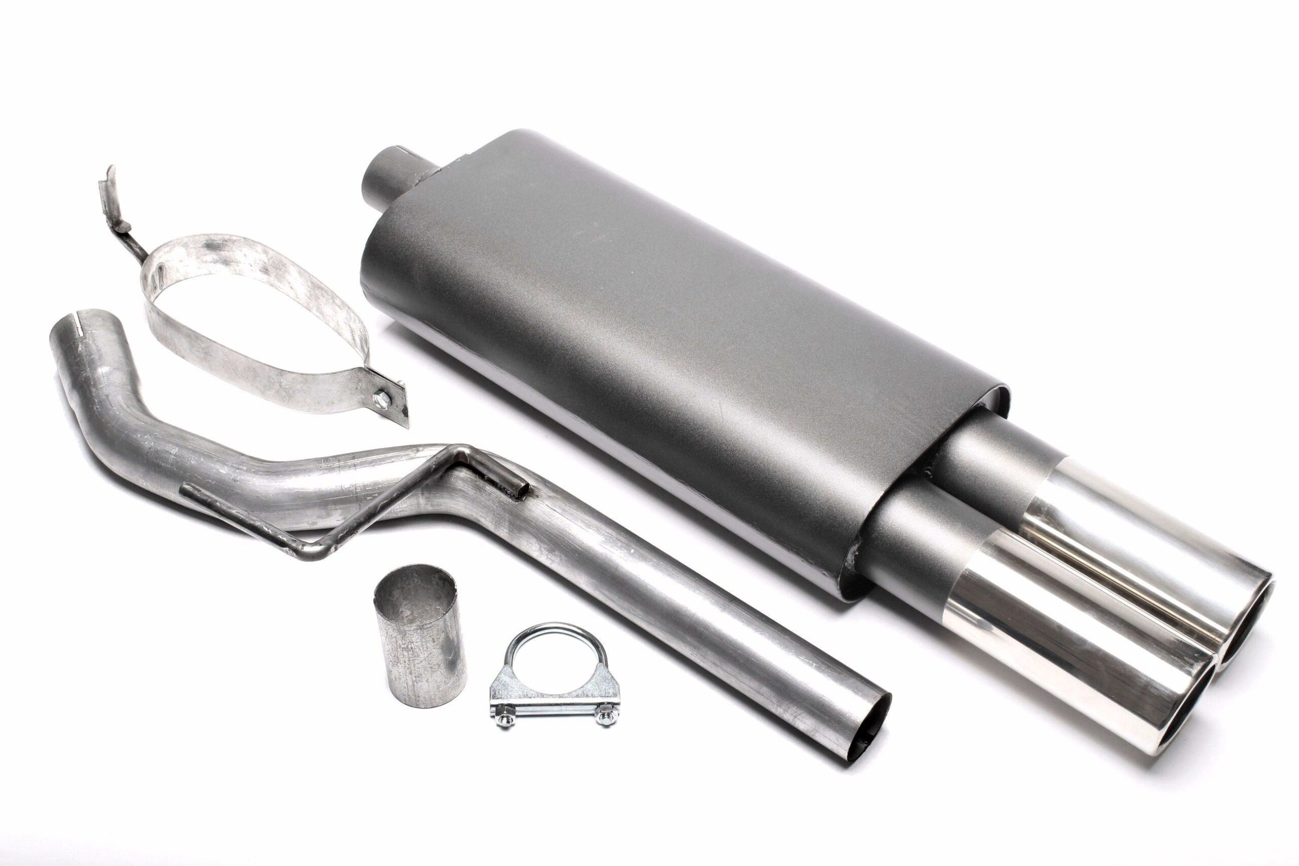 Sportendschalldämpfer 2x76mm passend für VW Passat Limousine, Passat Variant, Typ 35I