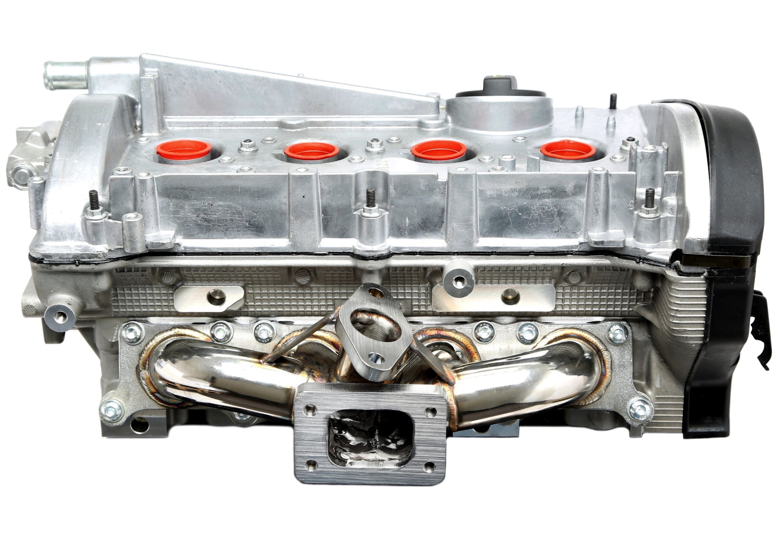 Edelstahl Turbokrümmer mit T25 Flansch/mit Wastegate Anschluß 1.8T Motoren passend für Audi / Seat / Skoda / VW