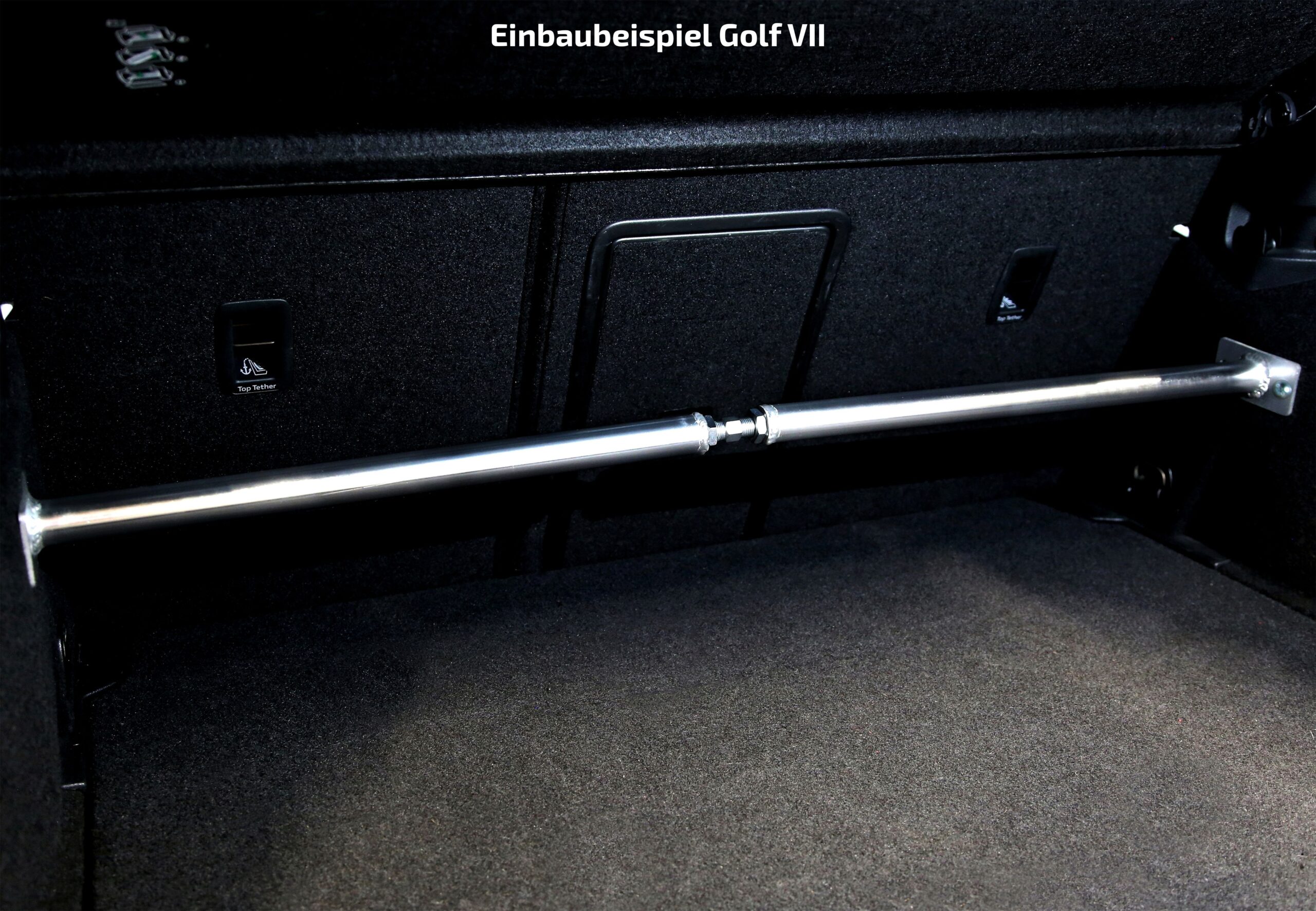 Alu-Domstrebe hinten passend für Audi A3 8L / Seat Toledo 1M / Leon 1M / Skoda Octavia 1U / VW Golf IV-VIII / Bora 1J / Scirocco III