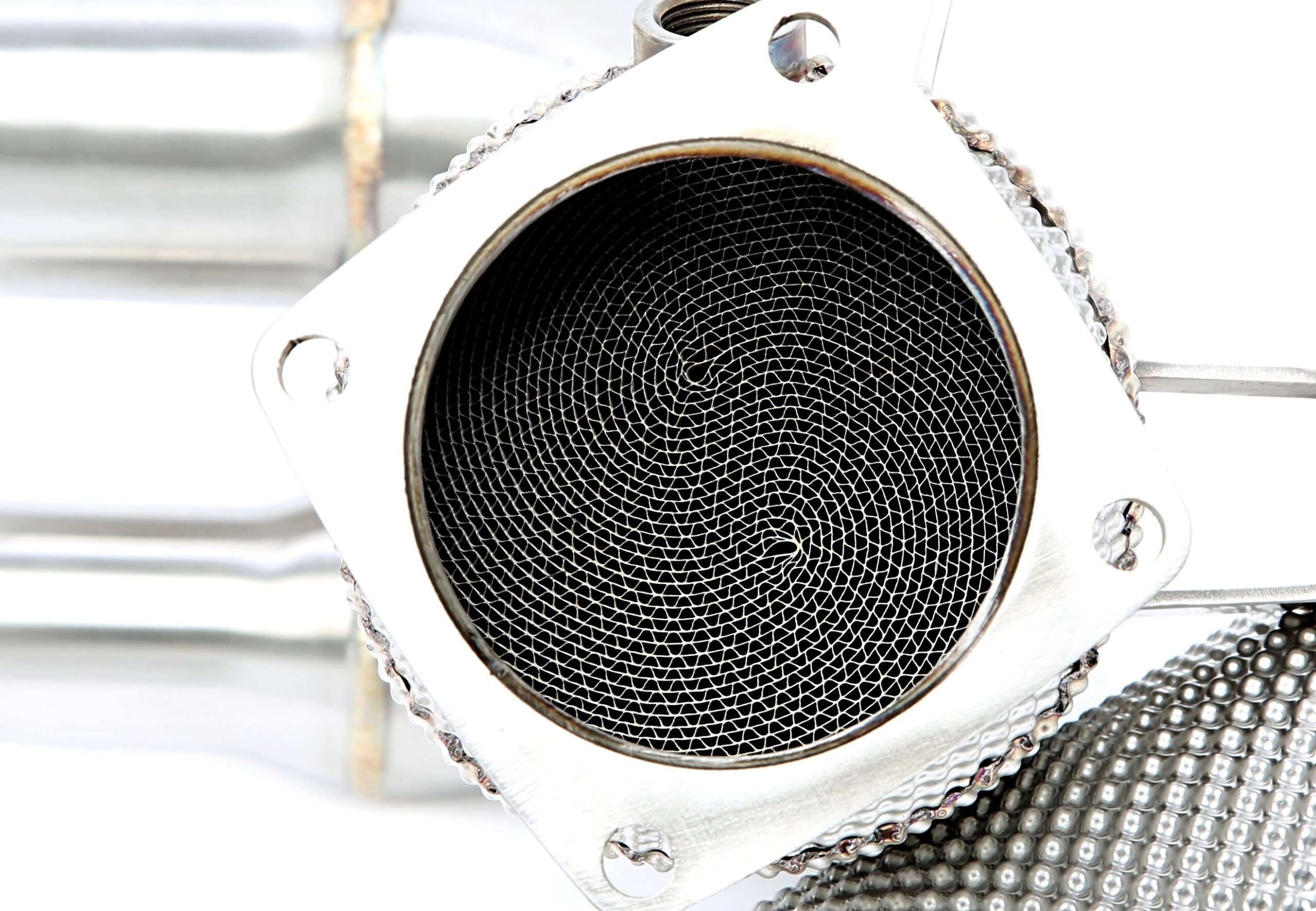 Downpipe mit Hitzeschild und Katalysator passend für Porsche 911 Carrera/S Modelle Typ 991.2
