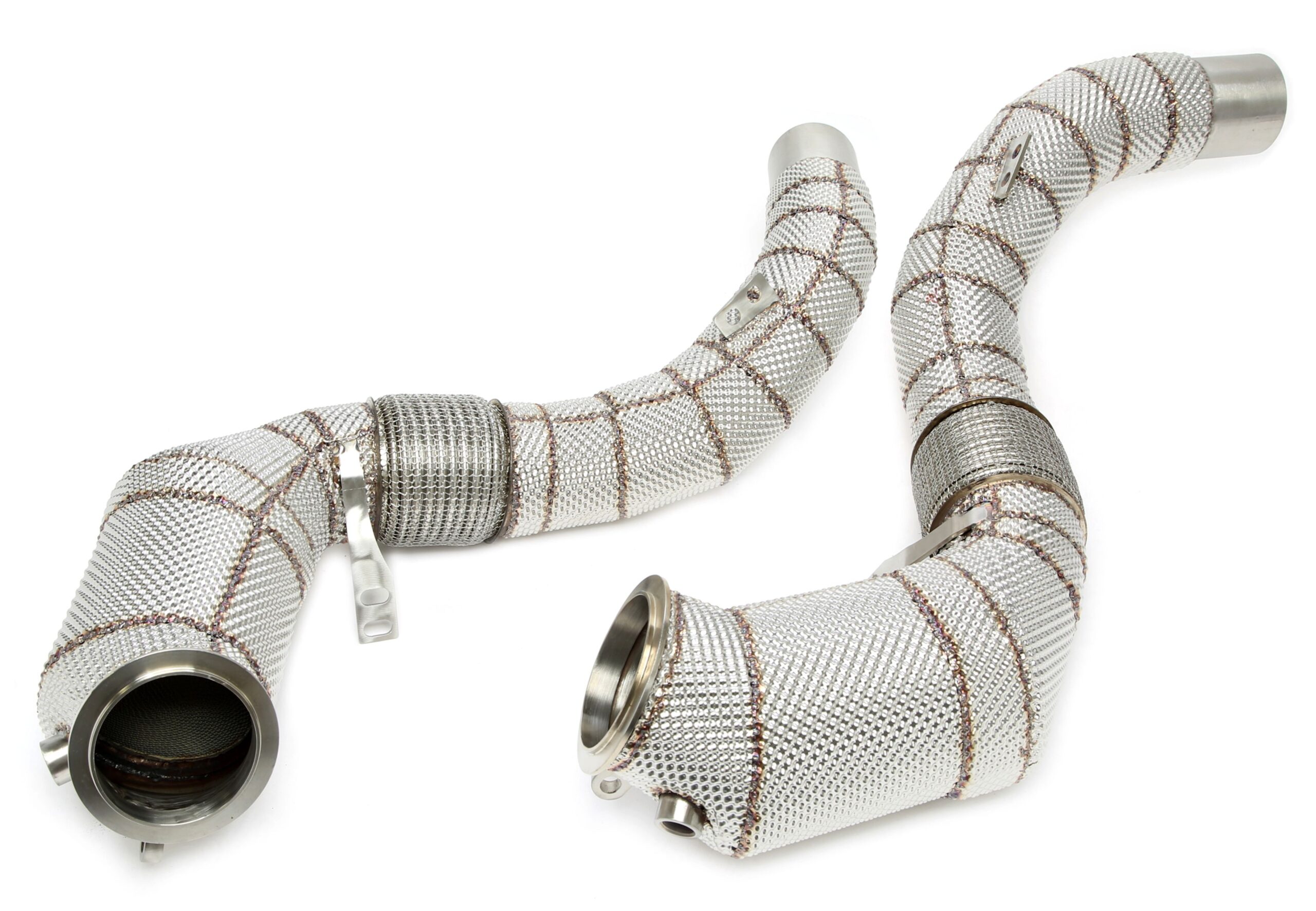 Downpipe mit Hitzeschild und Katalysator passend für BMW 5er Typ G30,G30N, 7er Serie Typ G11N/G12N, 8er Serie Typ G14/G15/G16, X5 Typ G05, X6 Typ G06, X7 Typ G07 - Motorcode N63
