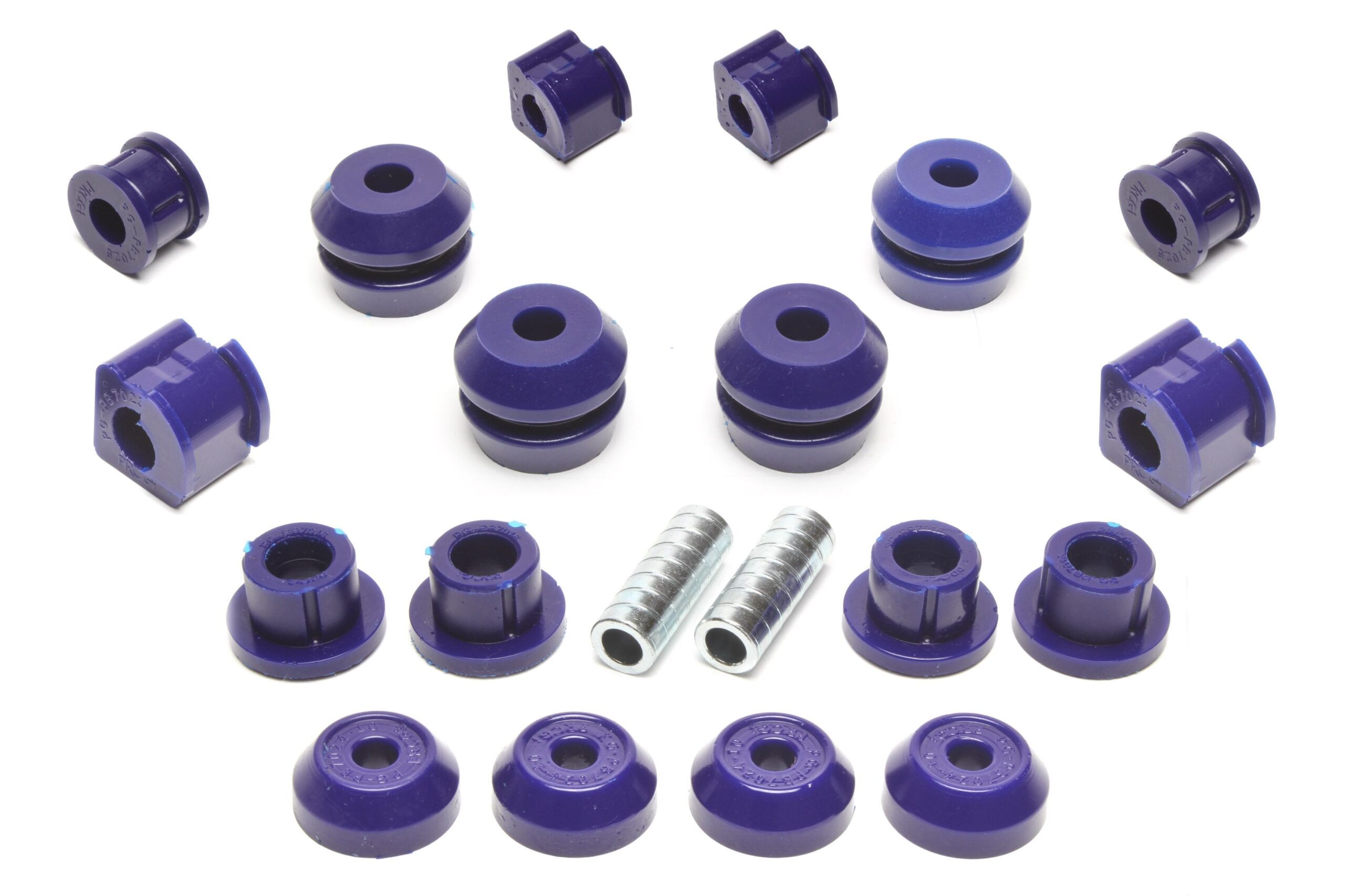 PU-Buchsen Kit 20-teilig, Vorderachse passend für VW Corrado / Golf II / Jetta II / Seat Toledo I