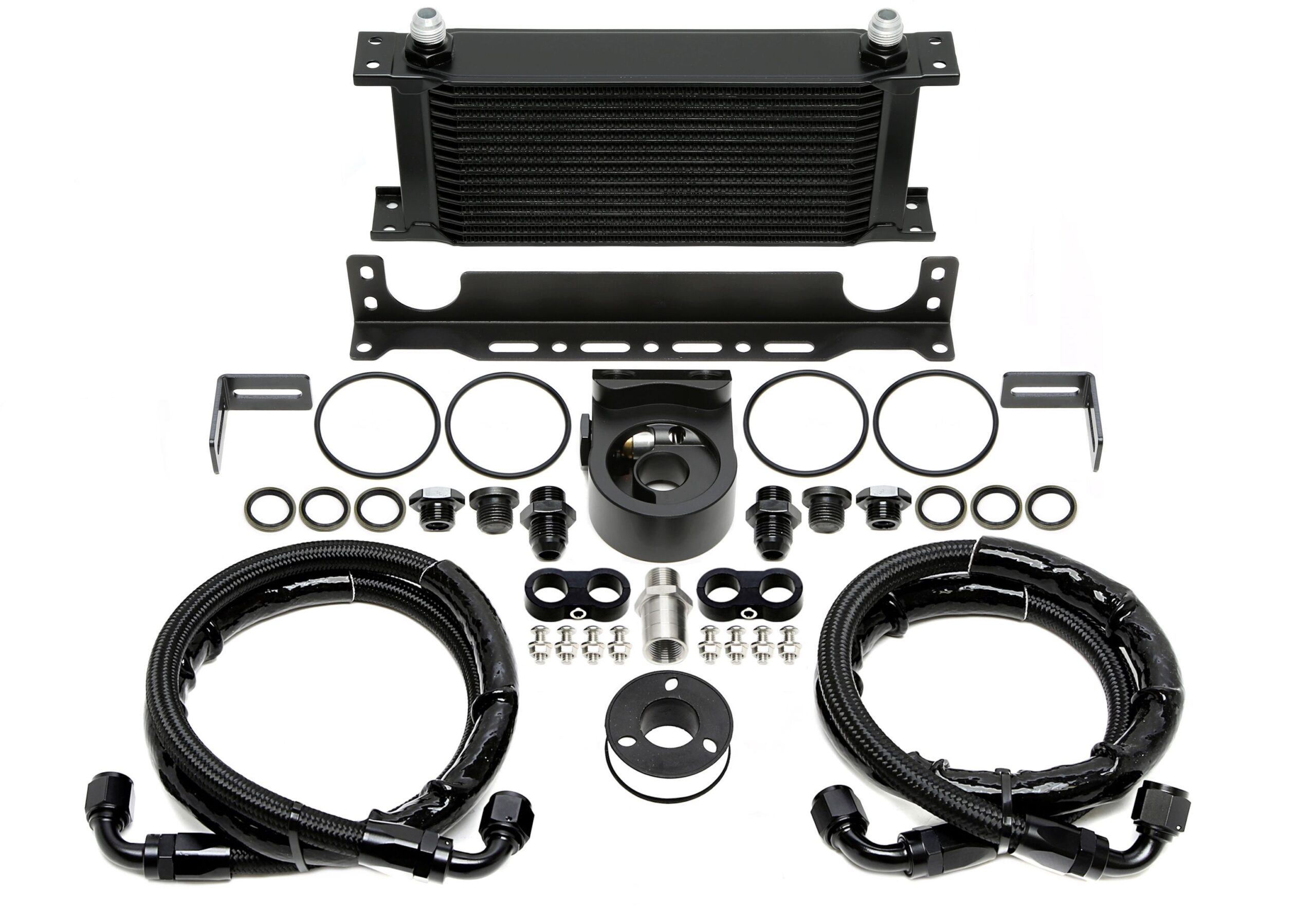 Aluminium Ölkühler-Kit passend für Audi / Seat / Skoda / VW 1.4+1.5l TSI MQB-Plattform (EA211)