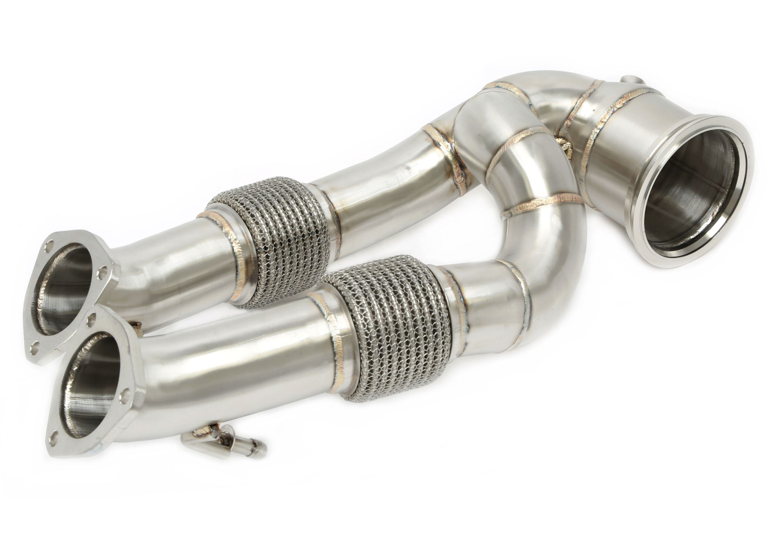 Downpipe ohne Katalysator passend für Audi TT-RS Typ 8J, A3 Sportback RS3 Typ 8P, Q3 RS Quattro 2.5 TFSI Typ 8U