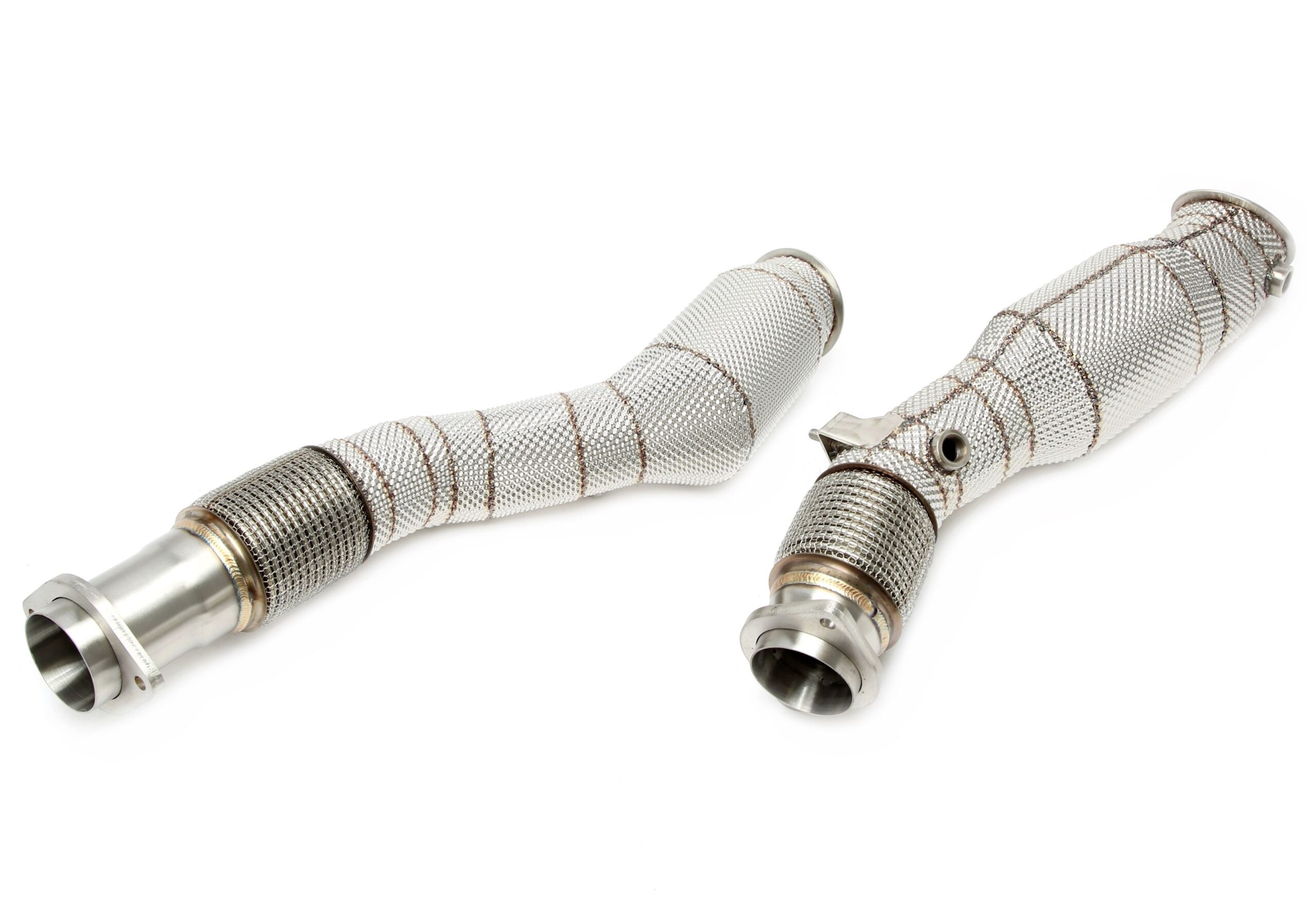 Downpipe mit Hitzeschild und Katalysator passend für BMW X3er M Modelle Typ F97, X4er M Modelle Typ F98 - Motorcode S58