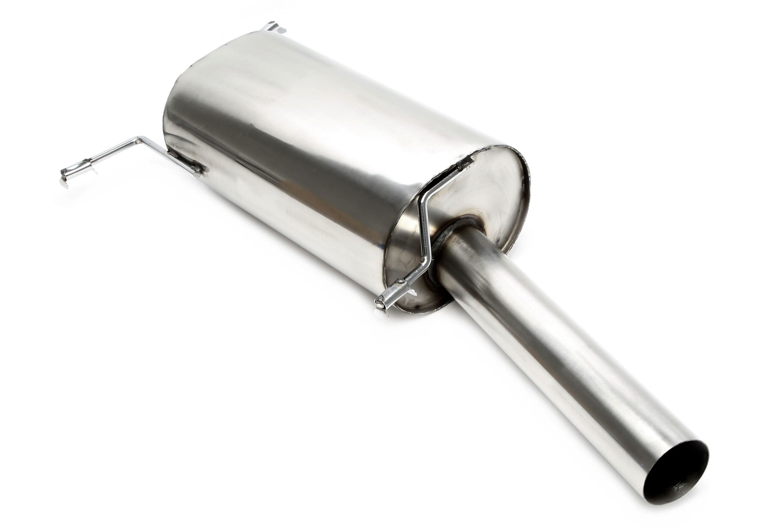 Endschalldämpfer 1x70mm rund/scharf aus Edelstahlanlage EVOG1A-xx