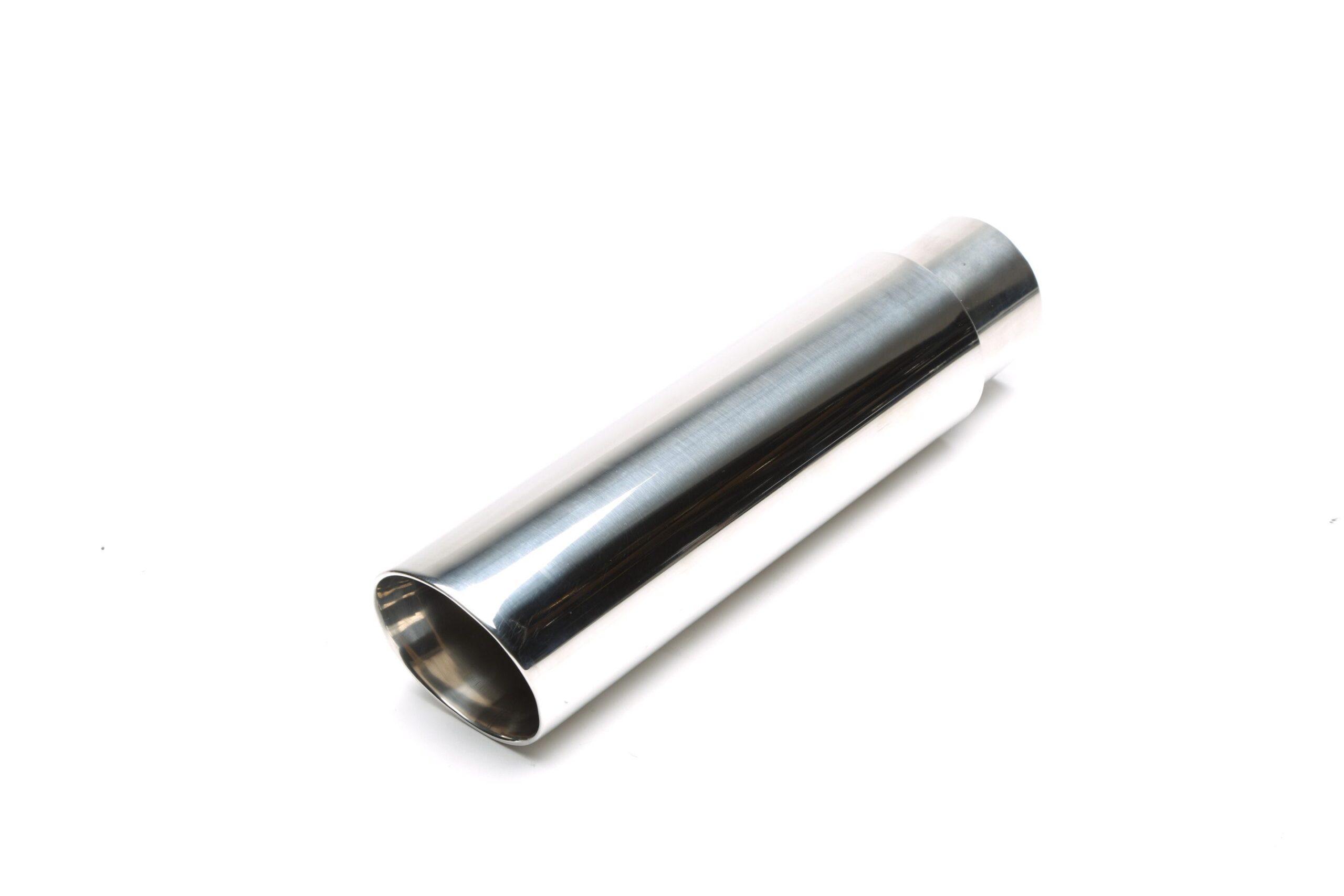 Endrohr Edelstahl universal 72mm oval / abgerundet / angeschrägt