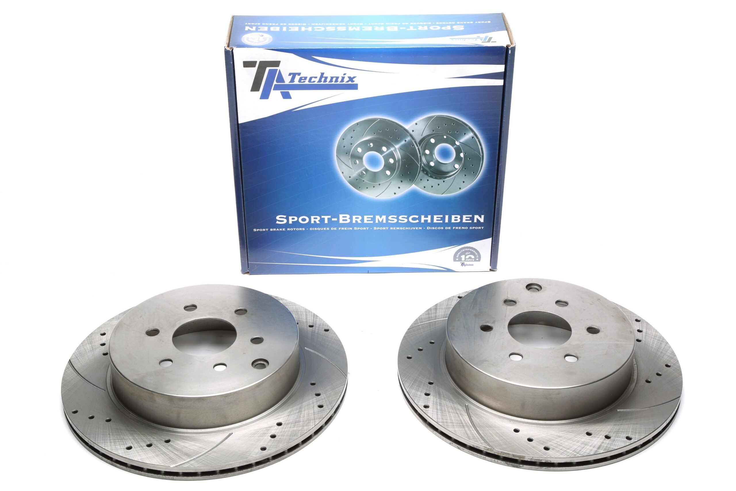 Sport Bremsscheiben Satz Hinterachse passend für Nissan Pathfinder III