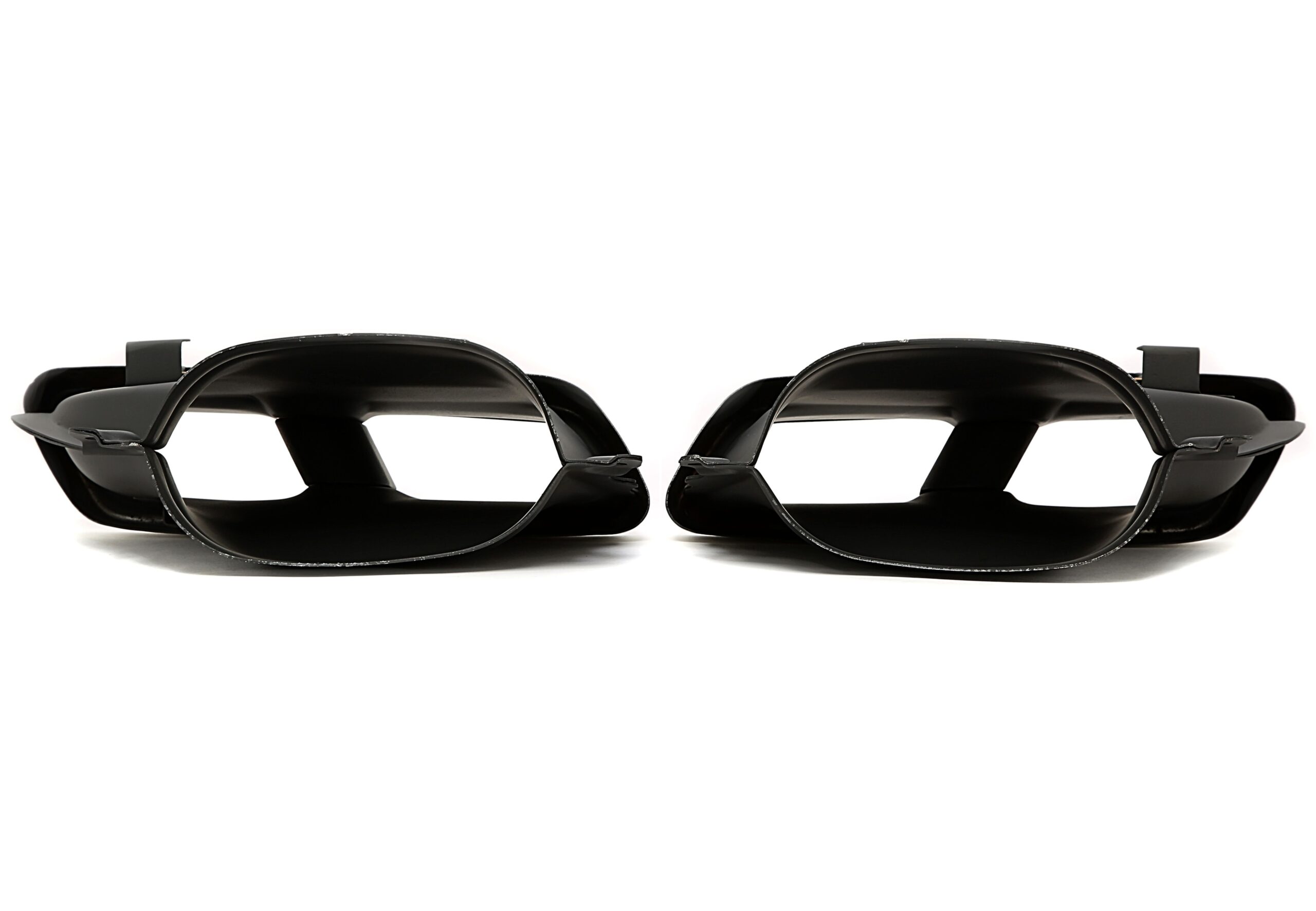 Endrohrblende zum anschrauben "double design whole" in chrom/glänzend passend für Mercedes Benz C-Klasse (W205) / GLC-Klasse (X/C253)