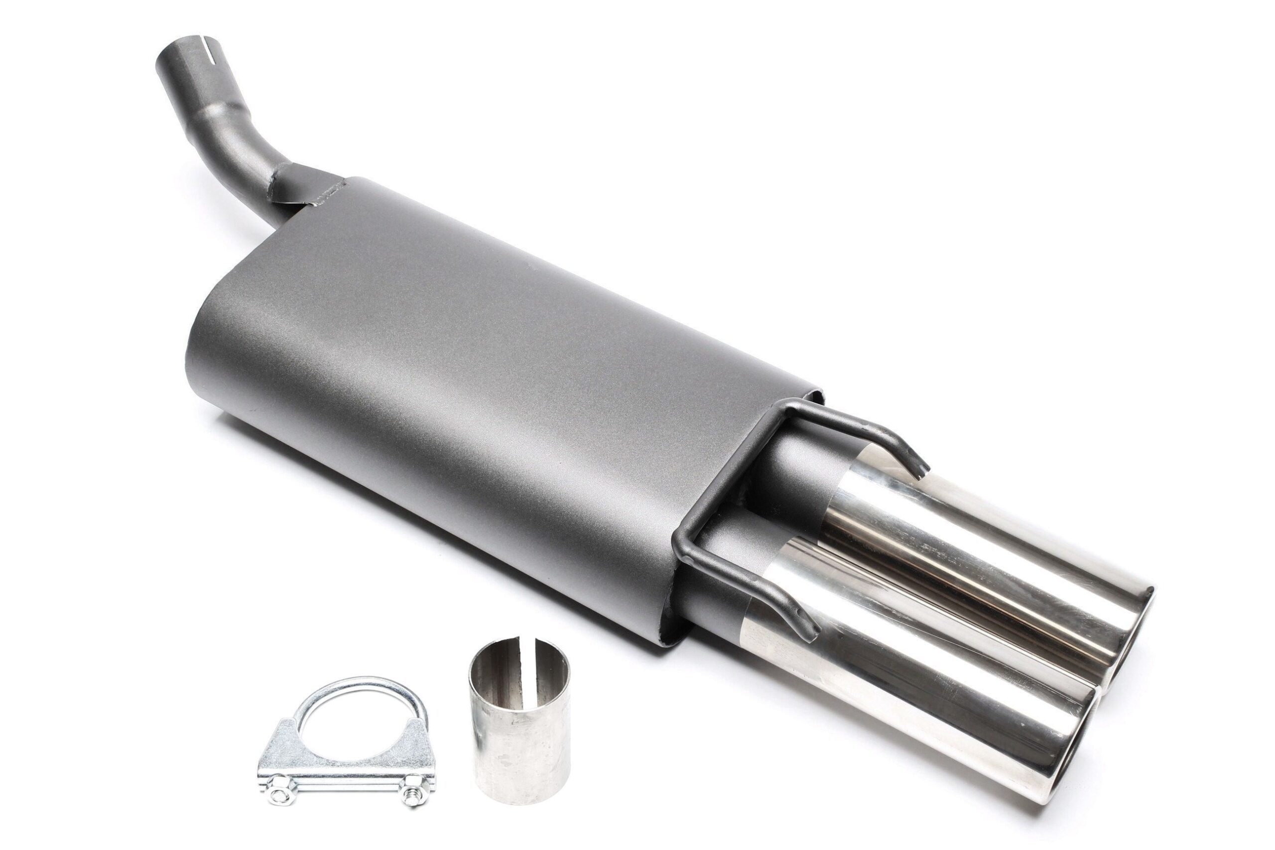 Sportendschalldämpfer 2x76mm passend für Opel Corsa B