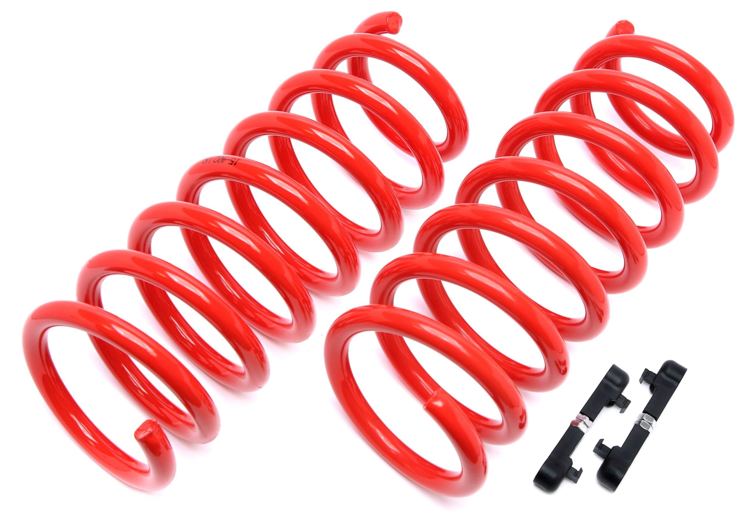 Federn Vorderachse 25mm+Koppelstangen Hinterachse (Airmatic) passend für BMW 5er Limousine i5 eDrive 40 Typ G60
