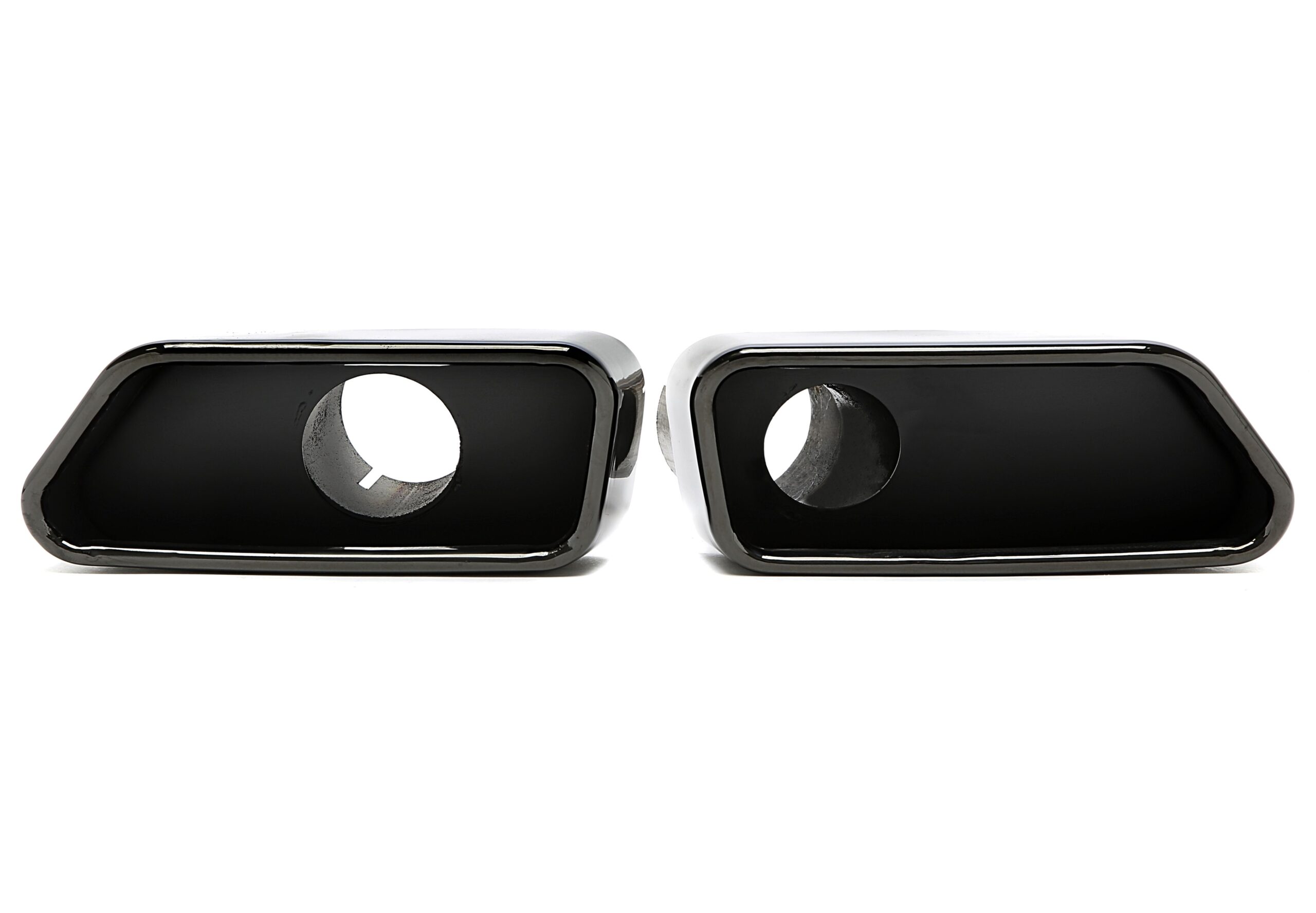 Endrohrblende zum anschrauben "single design" in chrom/glänzend passend für BMW 5er Serie (F10)