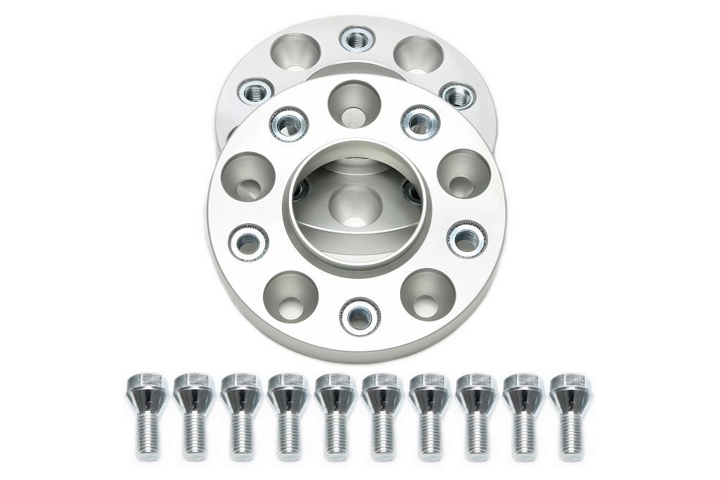 Spurverbreiterungsset für OEM Radschrauben 20mm pro Seite/40mm pro Achse, LK 5x120, NLB 72,6-M12