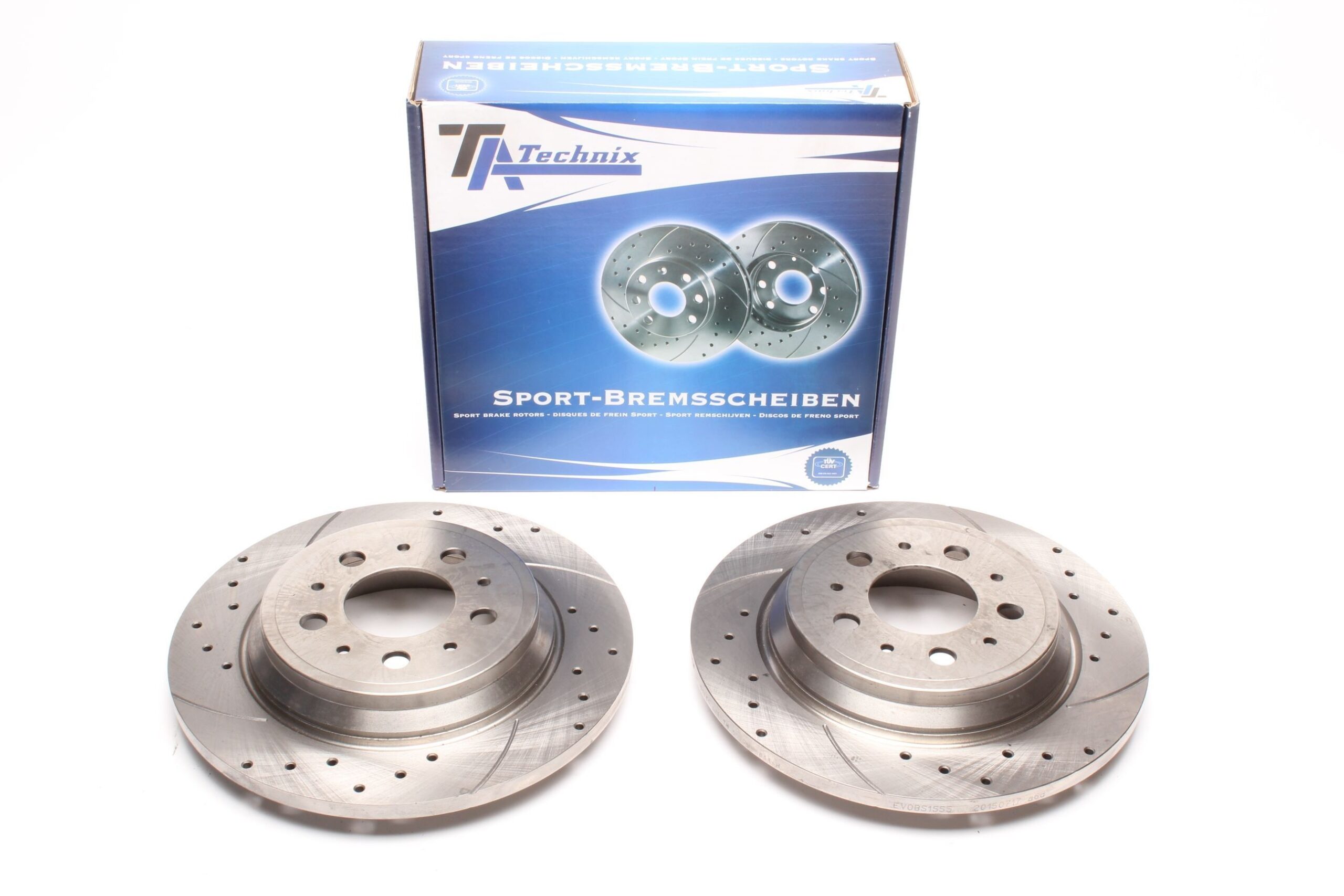 Sport Bremsscheiben Satz Hinterachse passend für Volvo S70/ V70 / XC70