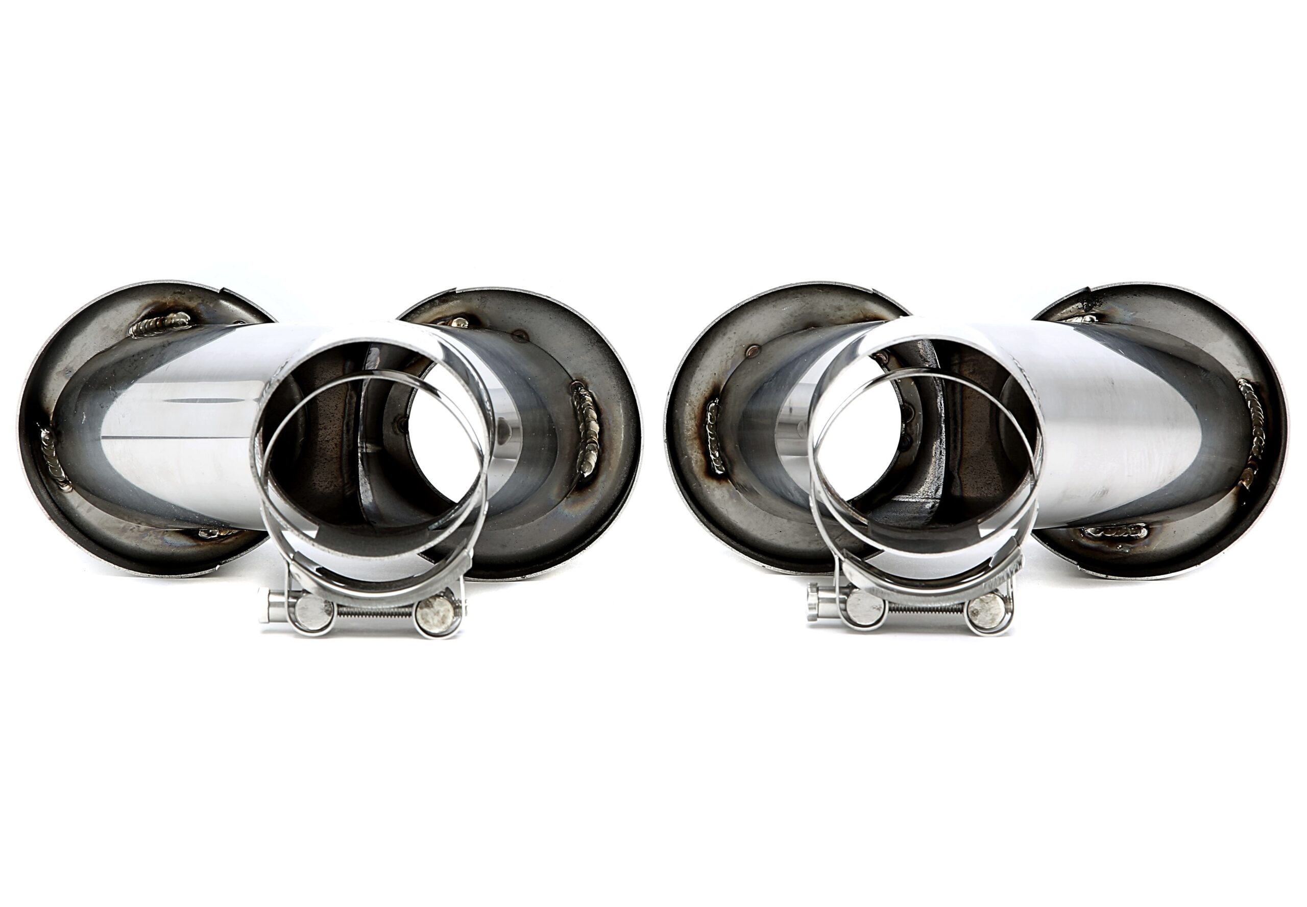 Endrohrblende zum anschrauben "double design" in chrom/glänzend passend für BMW 3er Serie (G20, G21)