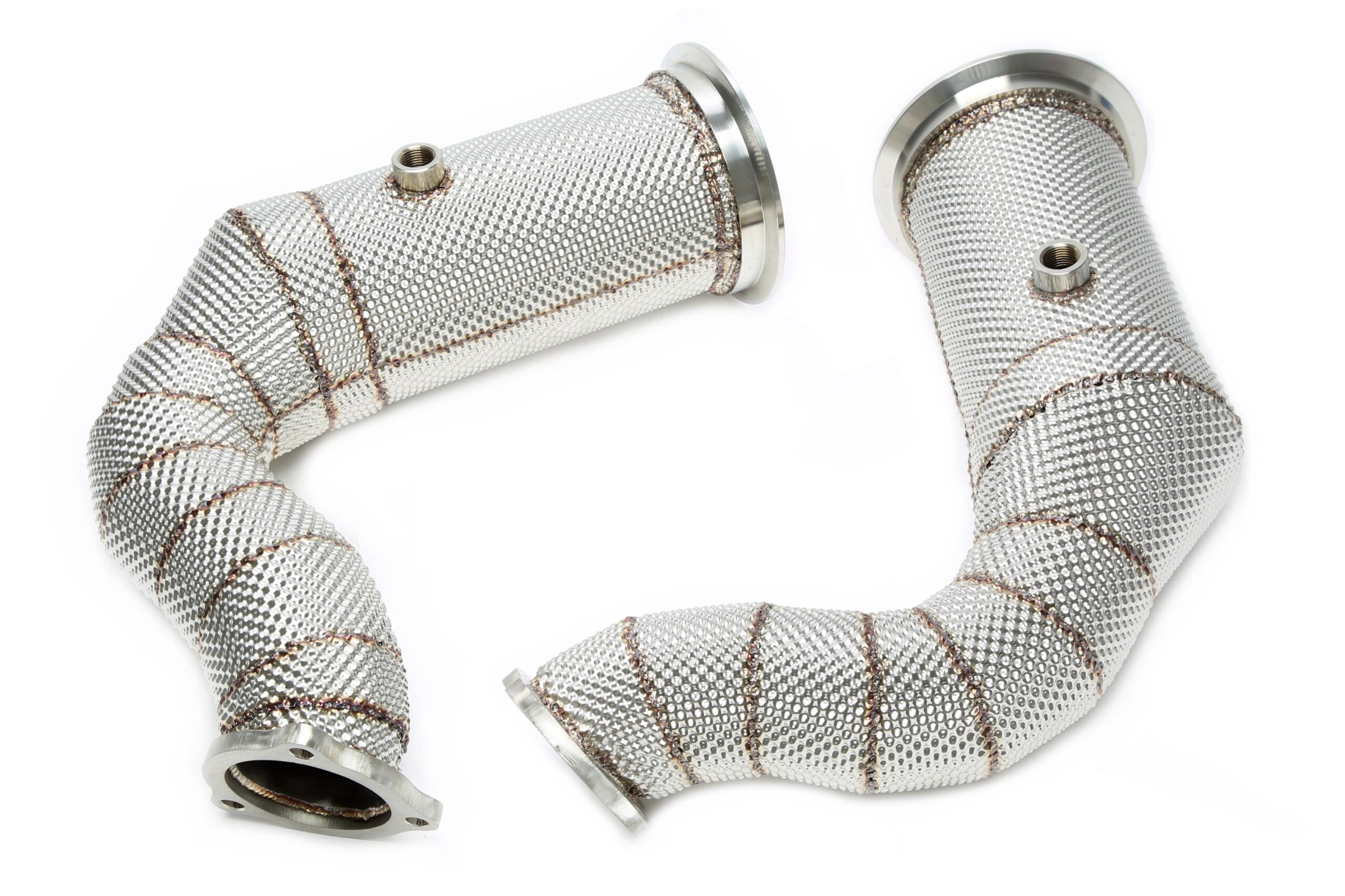 Downpipe mit Katalysator+Hitzeschild passend für Porsche Cayenne Turbo Typ 9YA