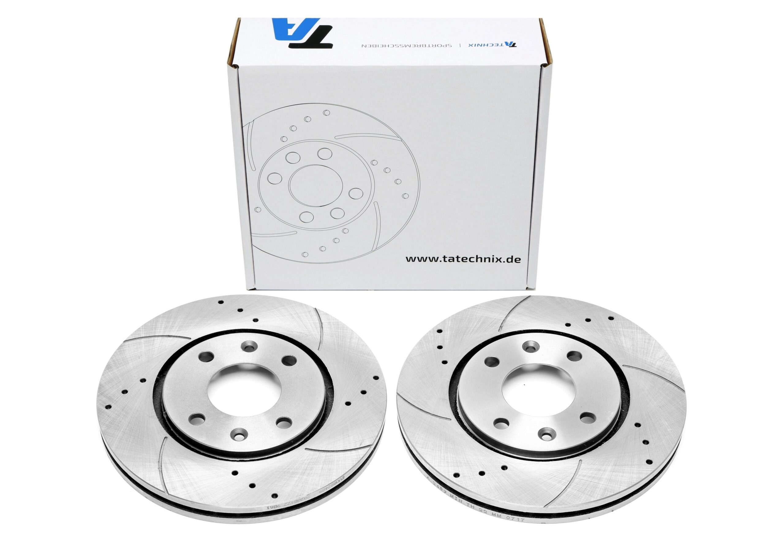 Sport Bremsscheiben Satz Vorderachse passend für Peugeot 406 / 406 Break