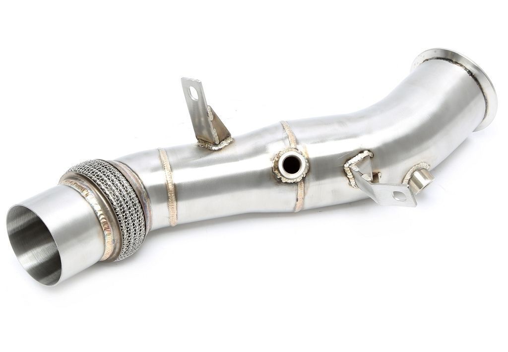 Downpipe ohne Katalysator mit Flexrohr passend für BMW 5er Serie F10/11/07, X5 E70, X6 E71 - 535i/Xi - Motorcode N55