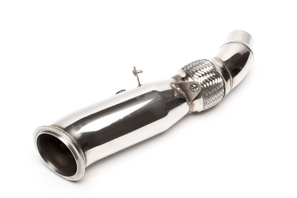 Downpipe ohne Katalysator mit Flexrohr passend für BMW 1er Serie F20/F21, 2er Serie F22/F23, 3er Serie F30/F31/F34, 4er Serie F32/F33/F36 - Motorcode N20