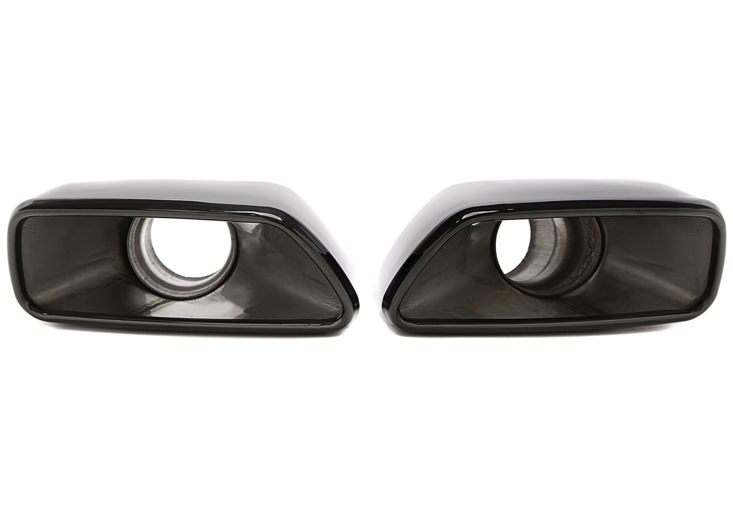 Endrohrblende zum anschweissen in schwarz/glänzend passend für BMW 5er Serie 520i- 540i (G30, G31)