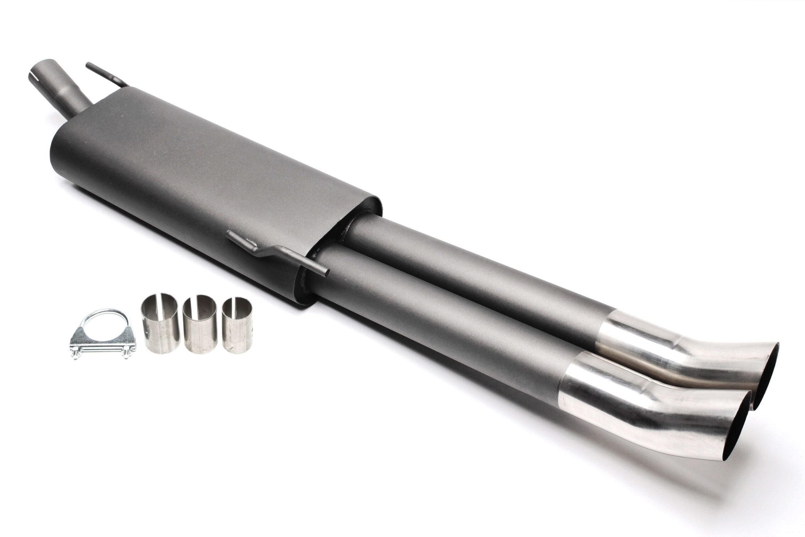Sportendschalldämpfer 2x76mm DTM passend für VW Golf III Variant, Vento