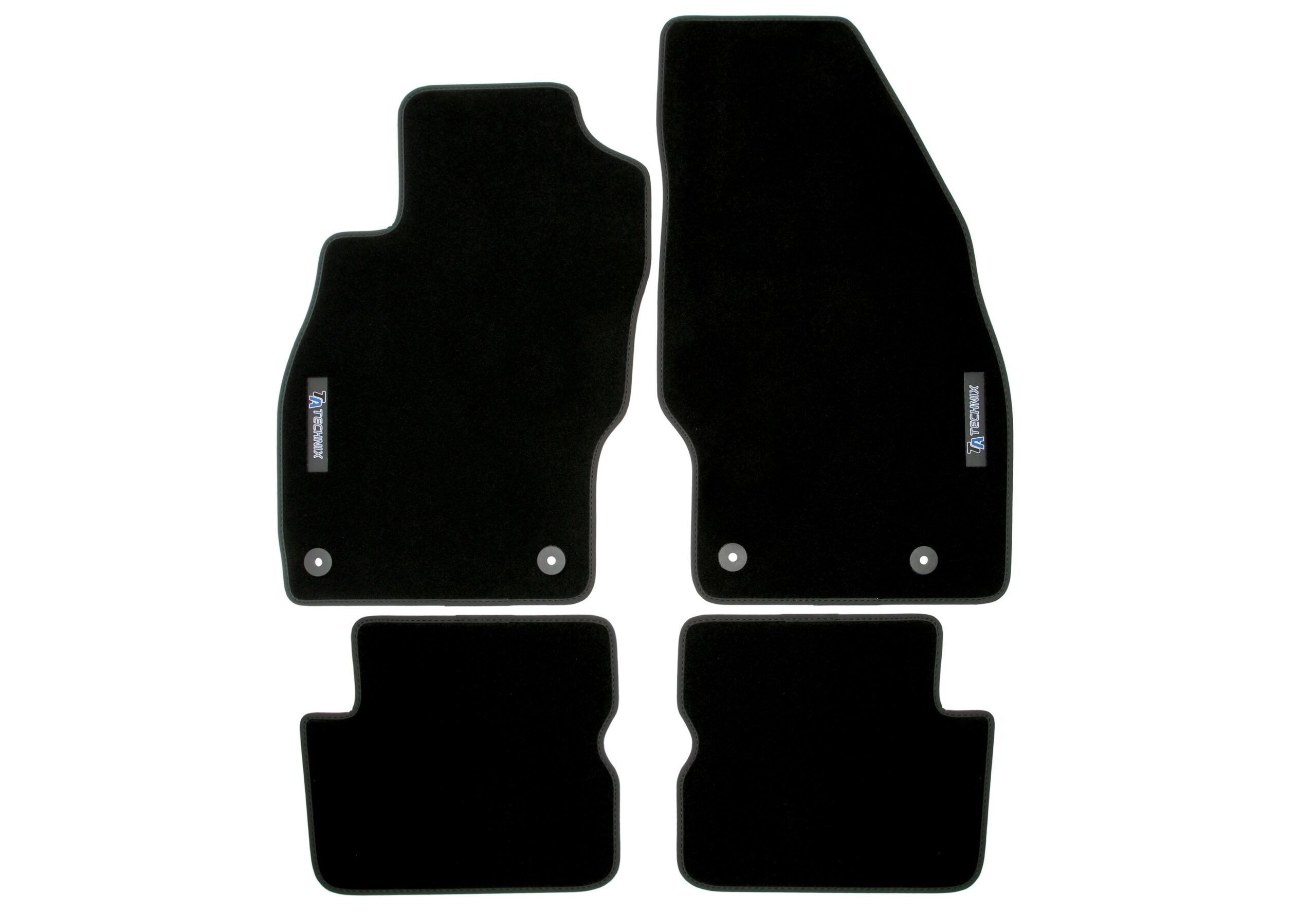 Fußmatten Set mit Logo passend für Opel Corsa D/E Typ S07/X15