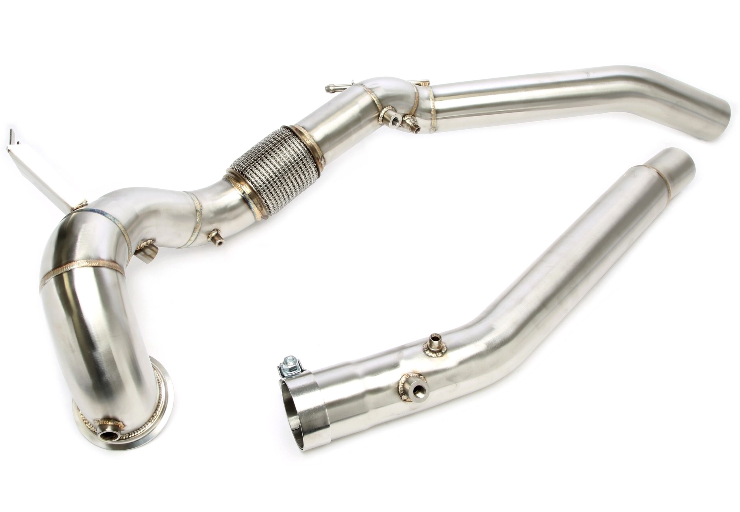 Downpipe ohne Katalysator mit OPF/2teilig passend für Audi / Seat / Skoda / VW - MQB EA888/ Generation 4