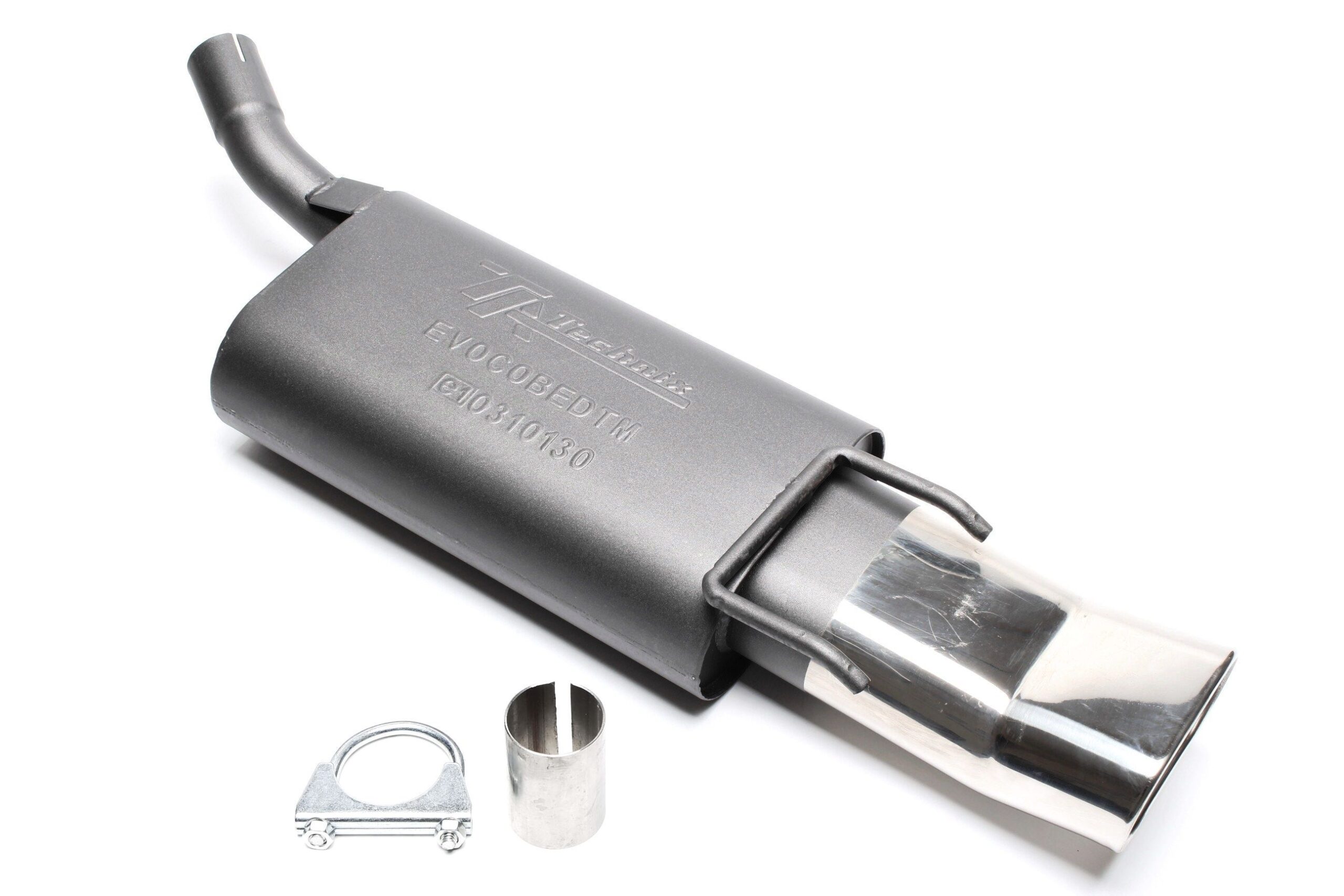 Sportendschalldämpfer 70x140mm DTM passend für Opel Corsa B