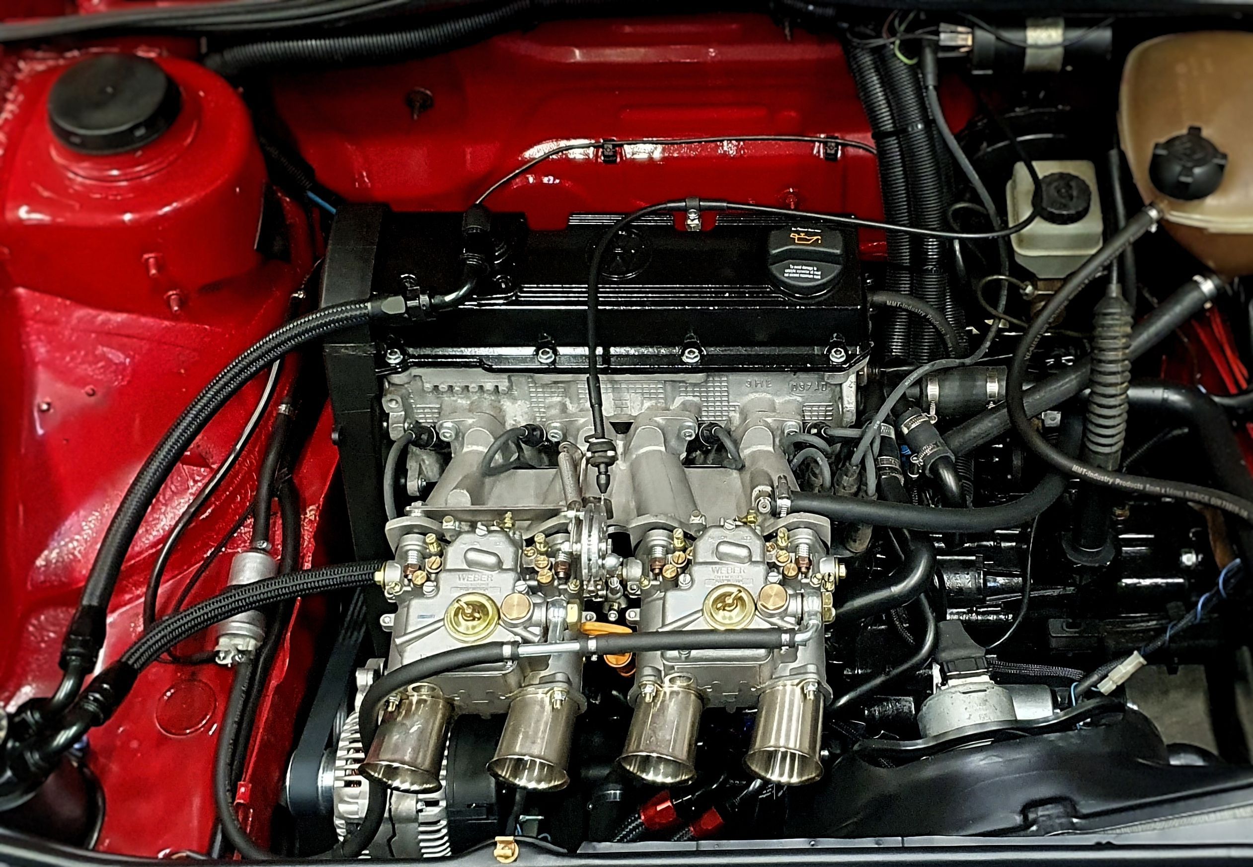 Ansaugbrücke passend für VW 2.0l 8V Crossflow Umrüstung auf Doppelvergaseranlage