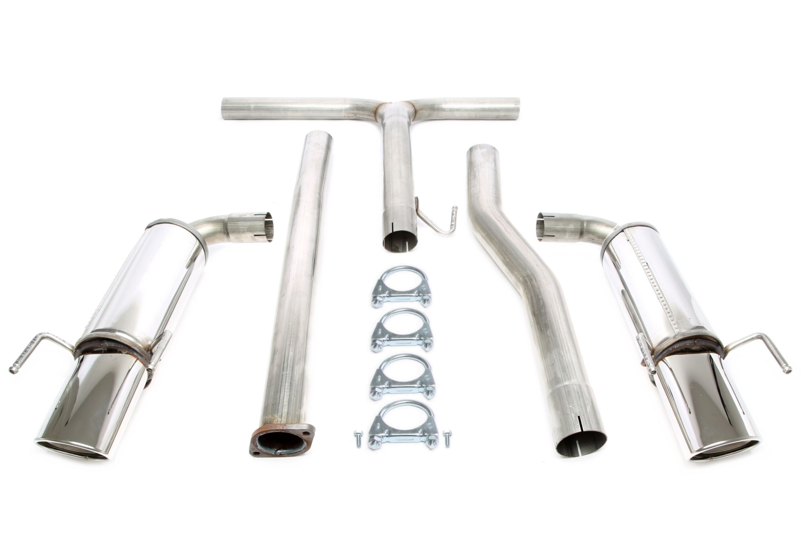 Duplex Edelstahlanlage 1x90x120mm Links+Rechts passend für Opel Insignia A 4/5-Türer 2.0l CDTI/4-WD Typ 0G-A