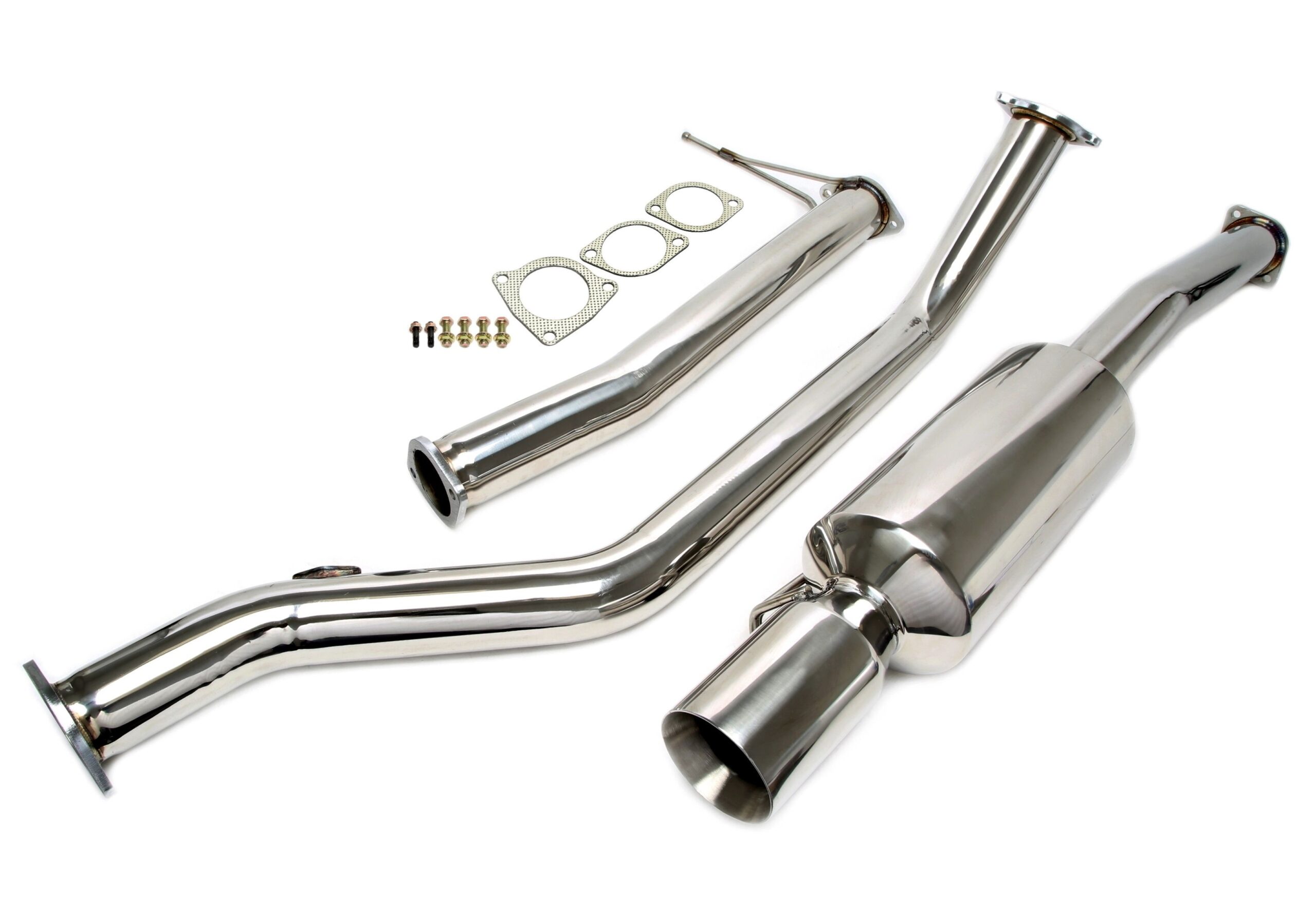 Edelstahlanlage 1x90mm passend für Toyota Supra 4