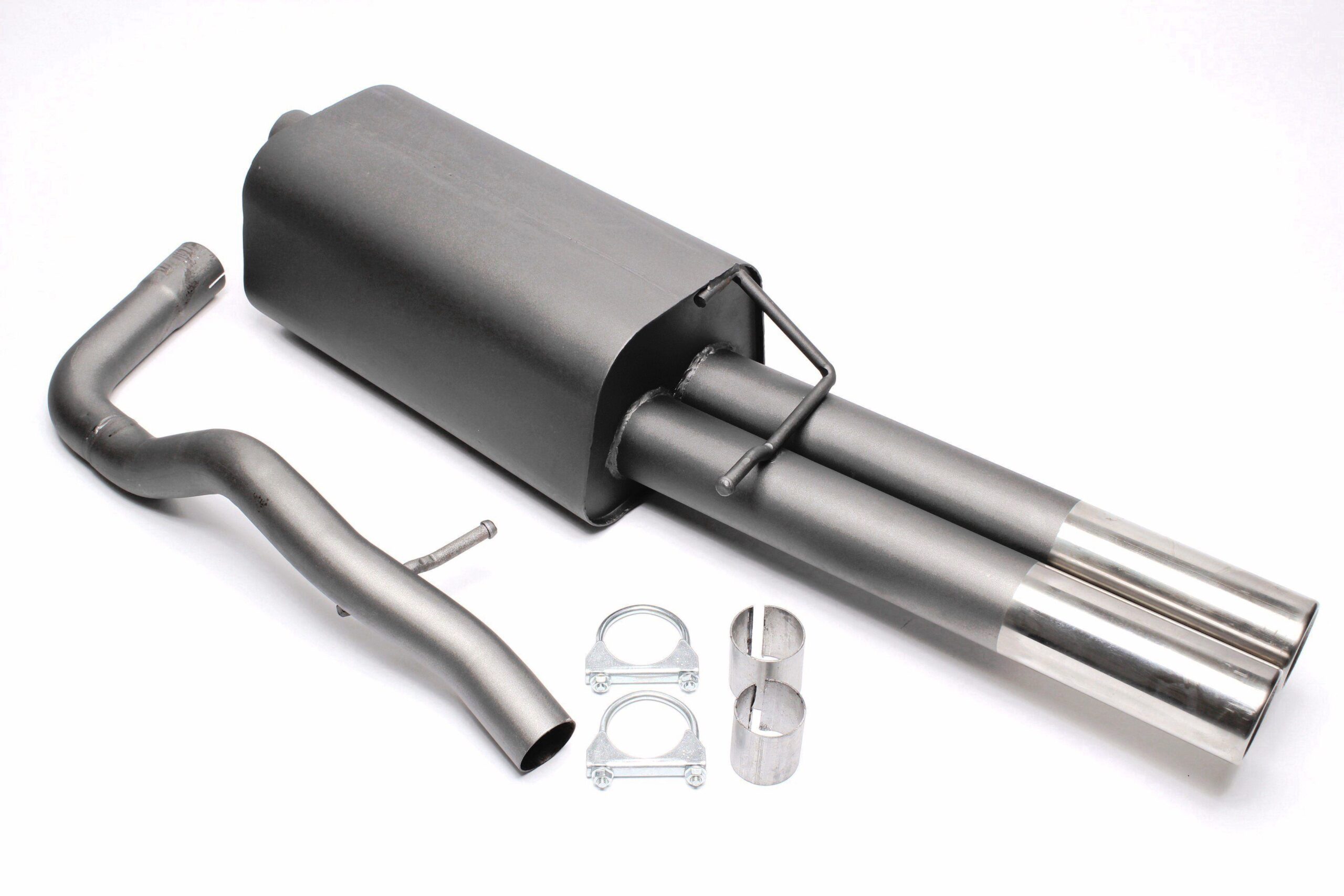Sportendschalldämpfer 2x76mm passend für VW Bora, Bora Variant 1J