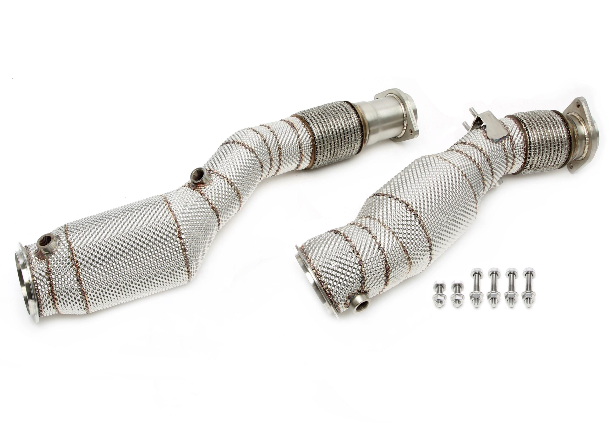 Downpipe mit Hitzeschild und Katalysator passend für BMW X3er M Modelle Typ F97, X4er M Modelle Typ F98 - Motorcode S58