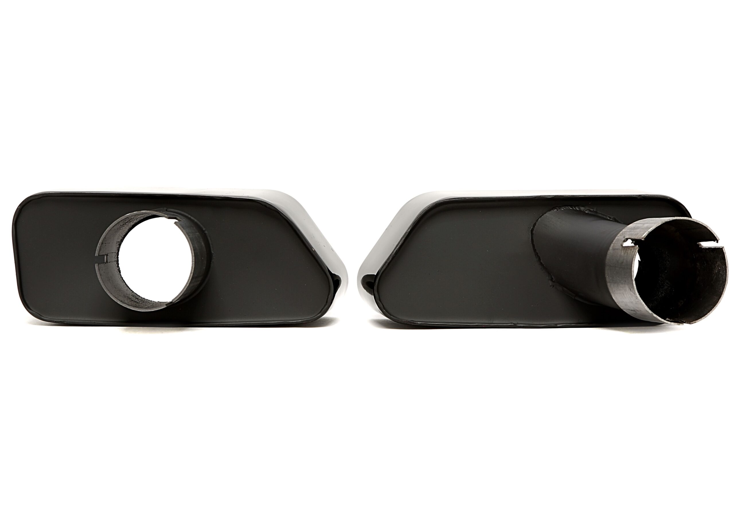 Endrohrblende zum anschrauben "single design" in chrom/glänzend passend für BMW 5er Serie (F10)