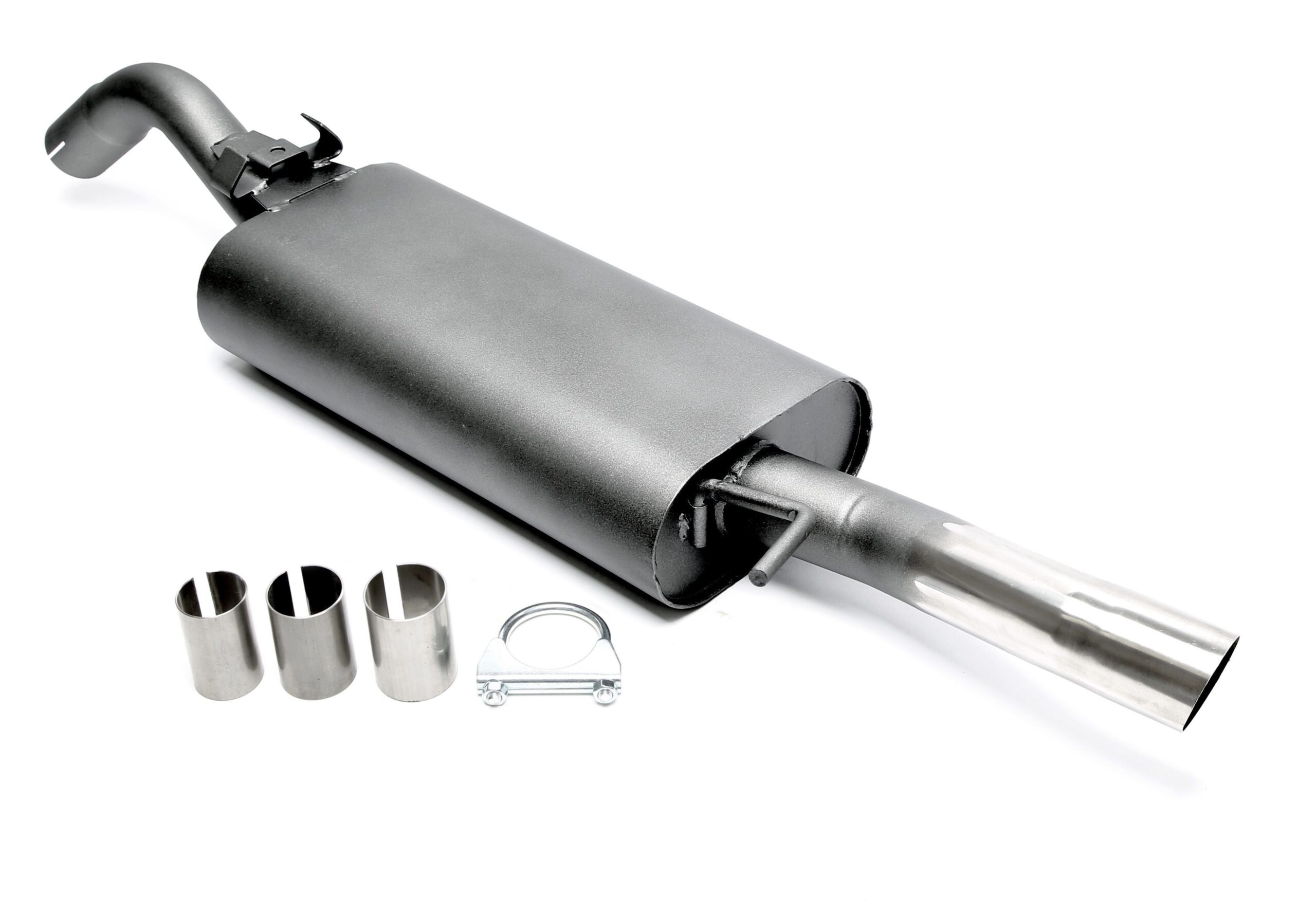 Sportendschalldämpfer 1x60mm S-Rohr passend für VW Golf II
