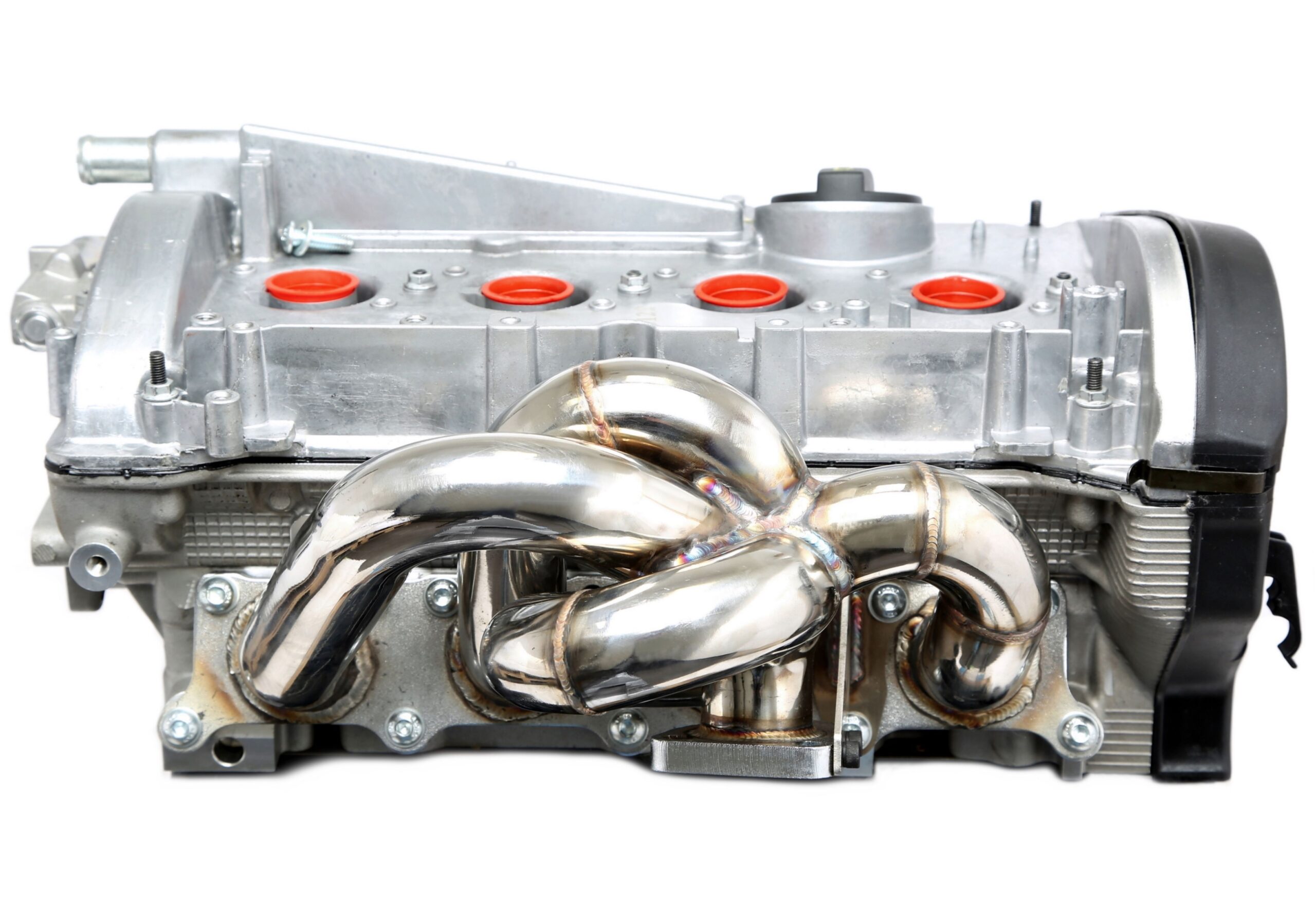Turbokrümmer/Stossaufladungskrümmer Edelstahl mit K03+K04 Flansch/ 1.8T Motoren längs verbaut passend für Audi A4/A6/VW Passat 3B