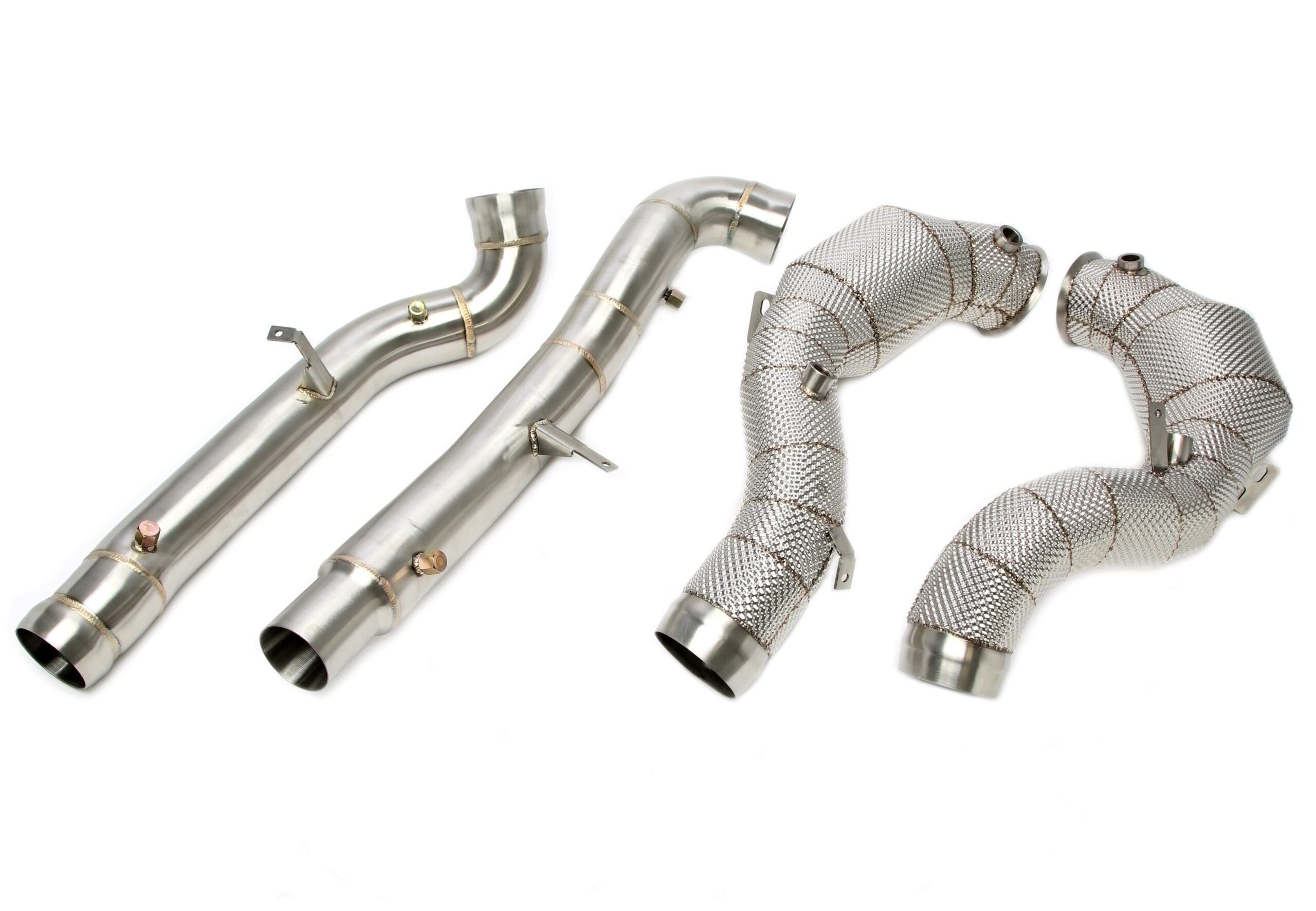 Downpipe mit Hitzeschild und Katalysator+ OPF passend für Mercedes-Benz AMG GT GTS/GTC/GTR C190/R190 - Motorcode M178