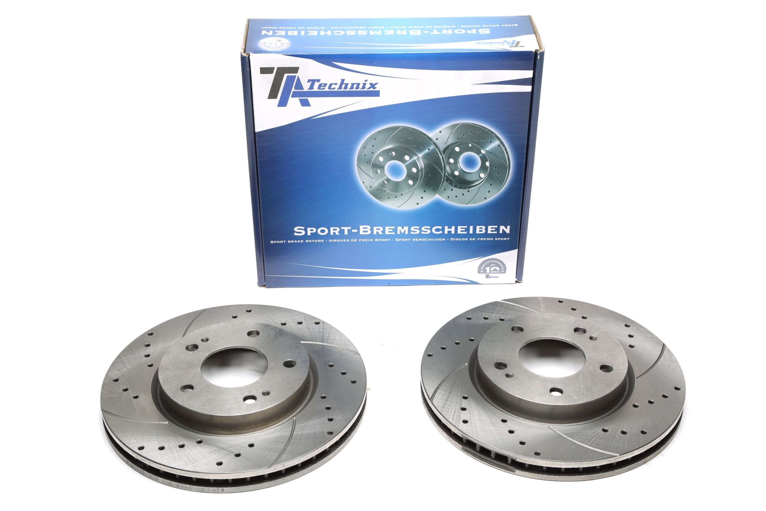Sport Bremsscheiben Satz Vorderachse passend für Mitsubishi Lancer Stufenheck / Lancer Kombi / Space Runner