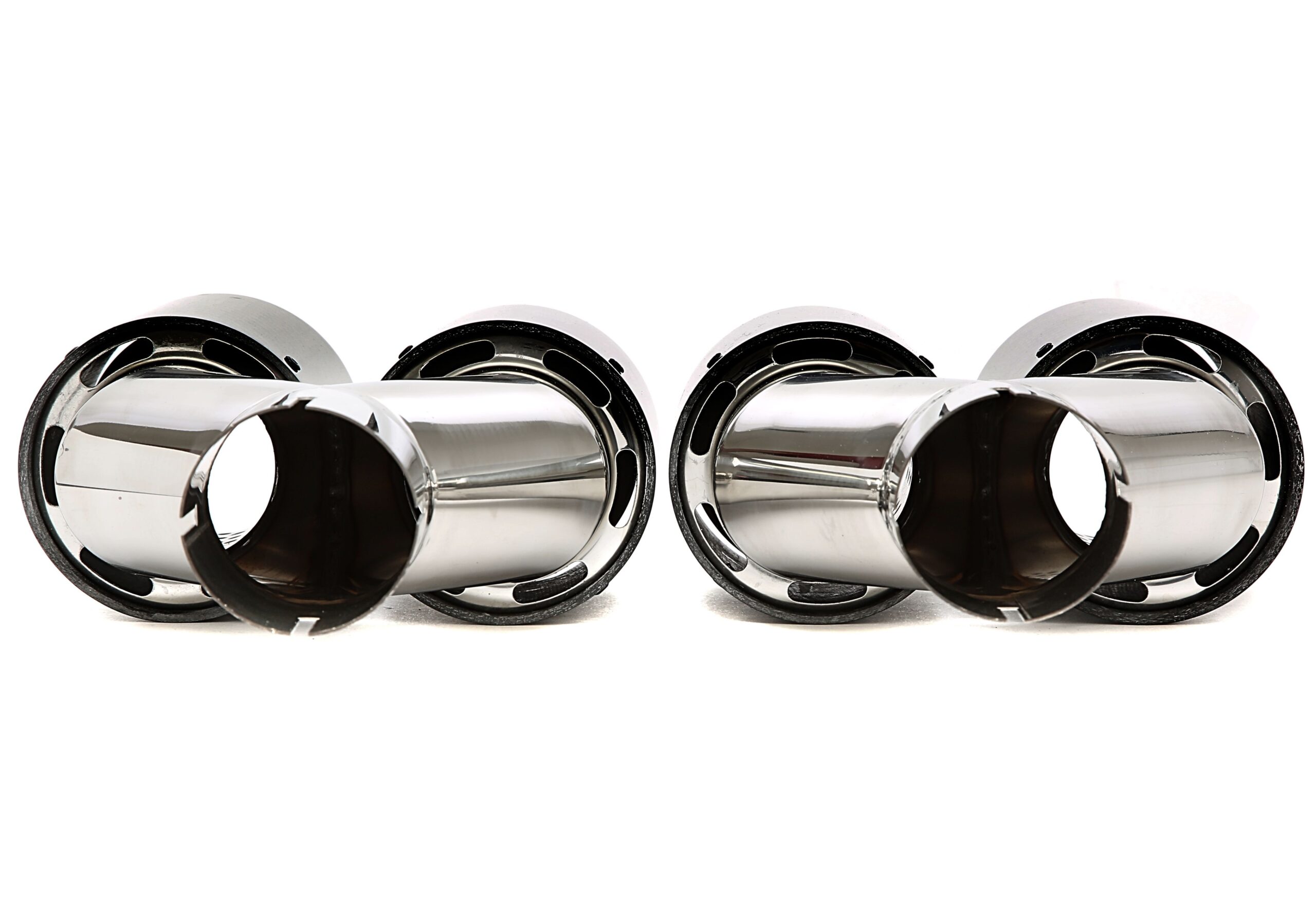 Endrohr Edelstahl zum anschrauben in chrome/glänzend passend für BMW 5er Serie (F10, F11), 6er Serie (F12, F13)