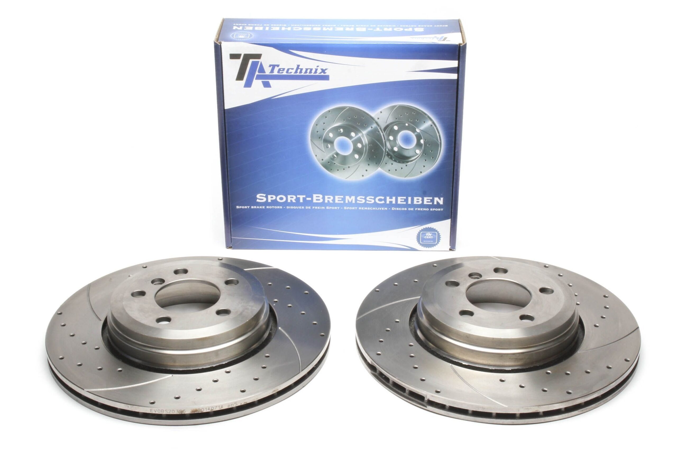 Sport Bremsscheiben Satz Hinterachse passend für BMW 7er E65/E66