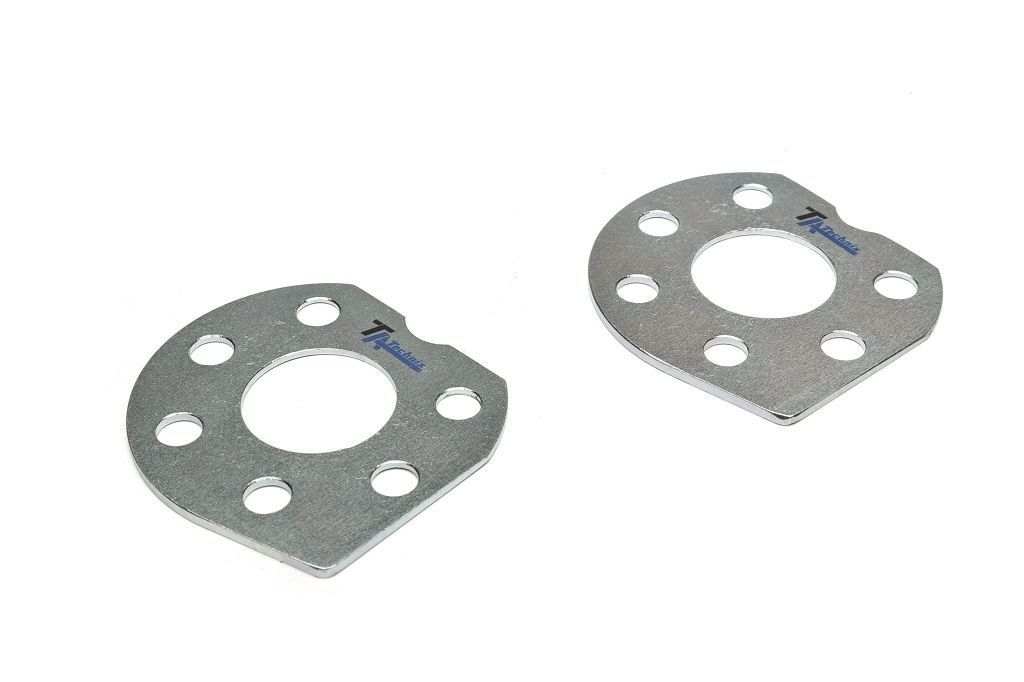 Adapterplatten Set zur Sturzverstellung Hinterachse passend für Seat Cordoba, Ibiza, Toledo (6K/1L)/VW Corrado, Golf II + III, Golf Cabriolet III + IV, Jetta II, Passat 35i, Polo 6N, Scirccco (53B), Vento