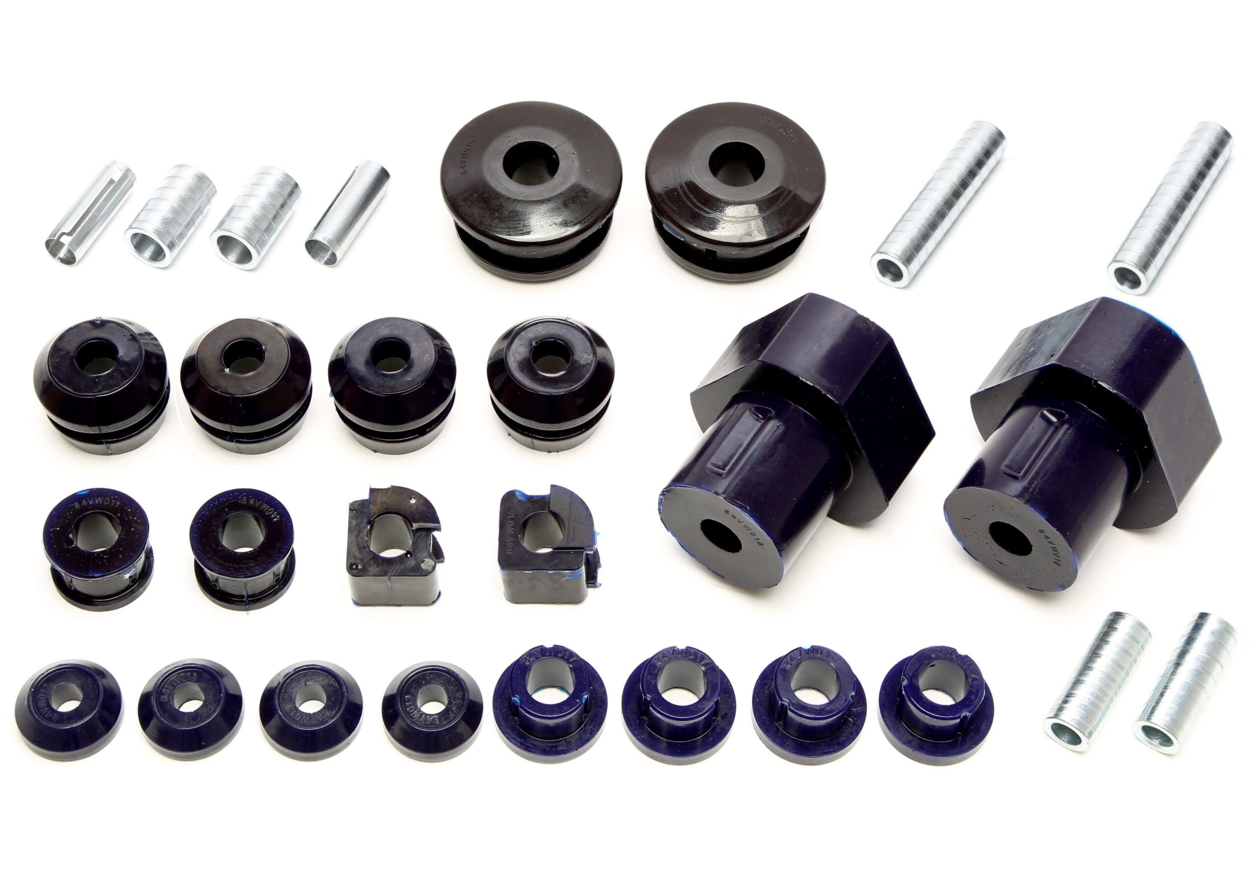 PU-Buchsen Kit 28-teilig / Vorderachse +Hinterachse passend für VW Golf III / Golf III+IV Cabriolet / Vento