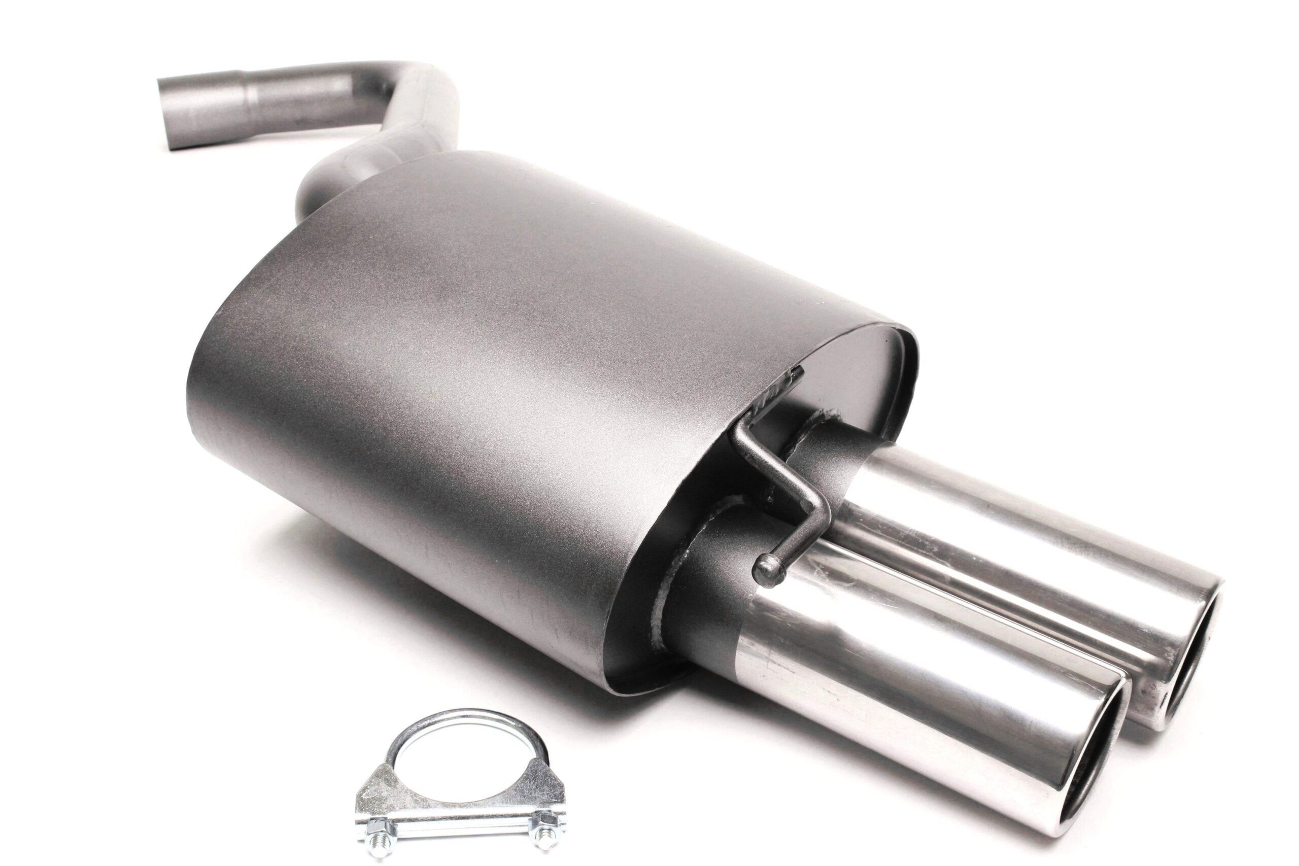 Sportendschalldämpfer 2x76mm passend für BMW 3er Serie Limousine E90, Touring E91