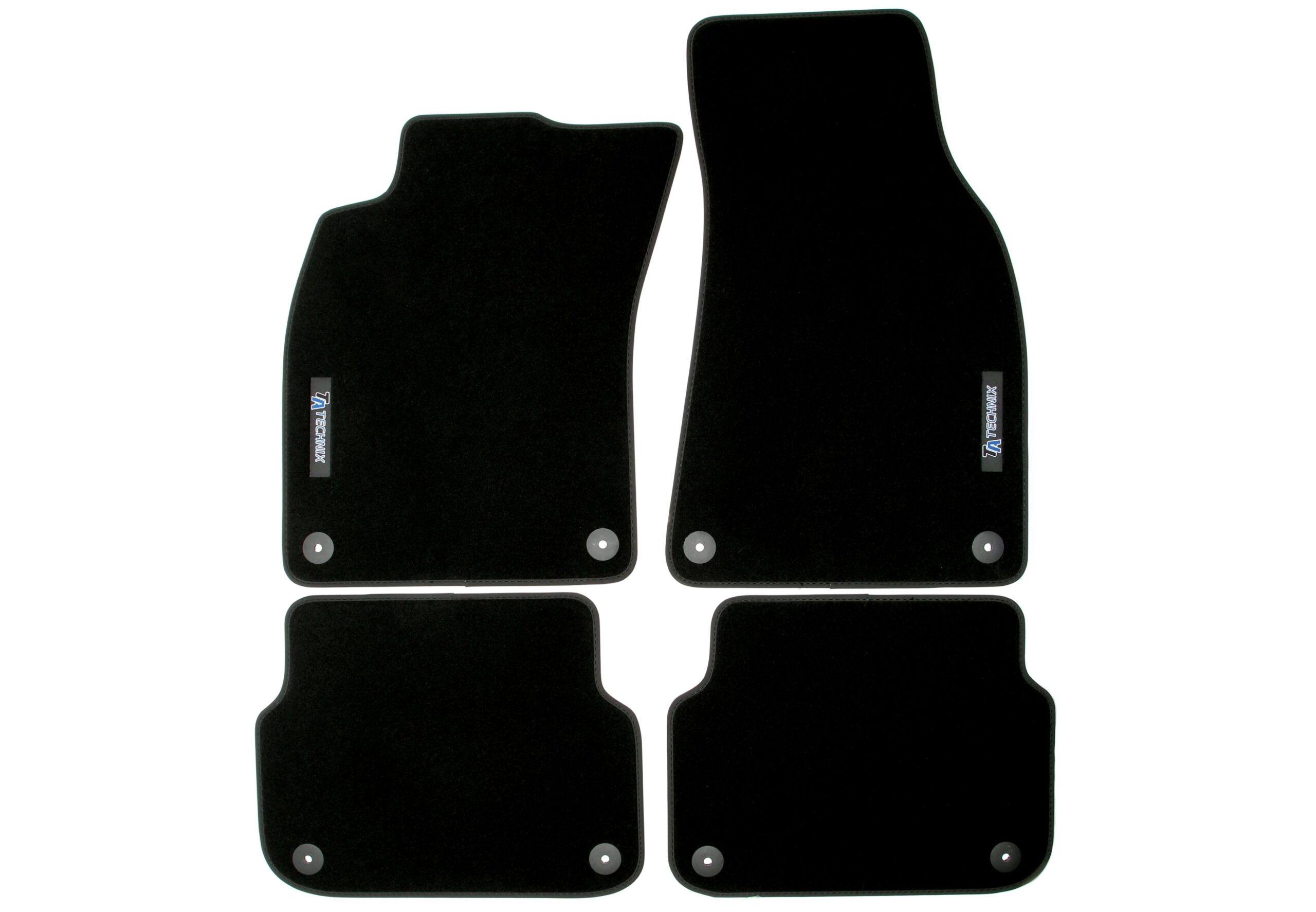 Fußmatten Set mit Logo passend für Audi A6 Typ 4F 04-06