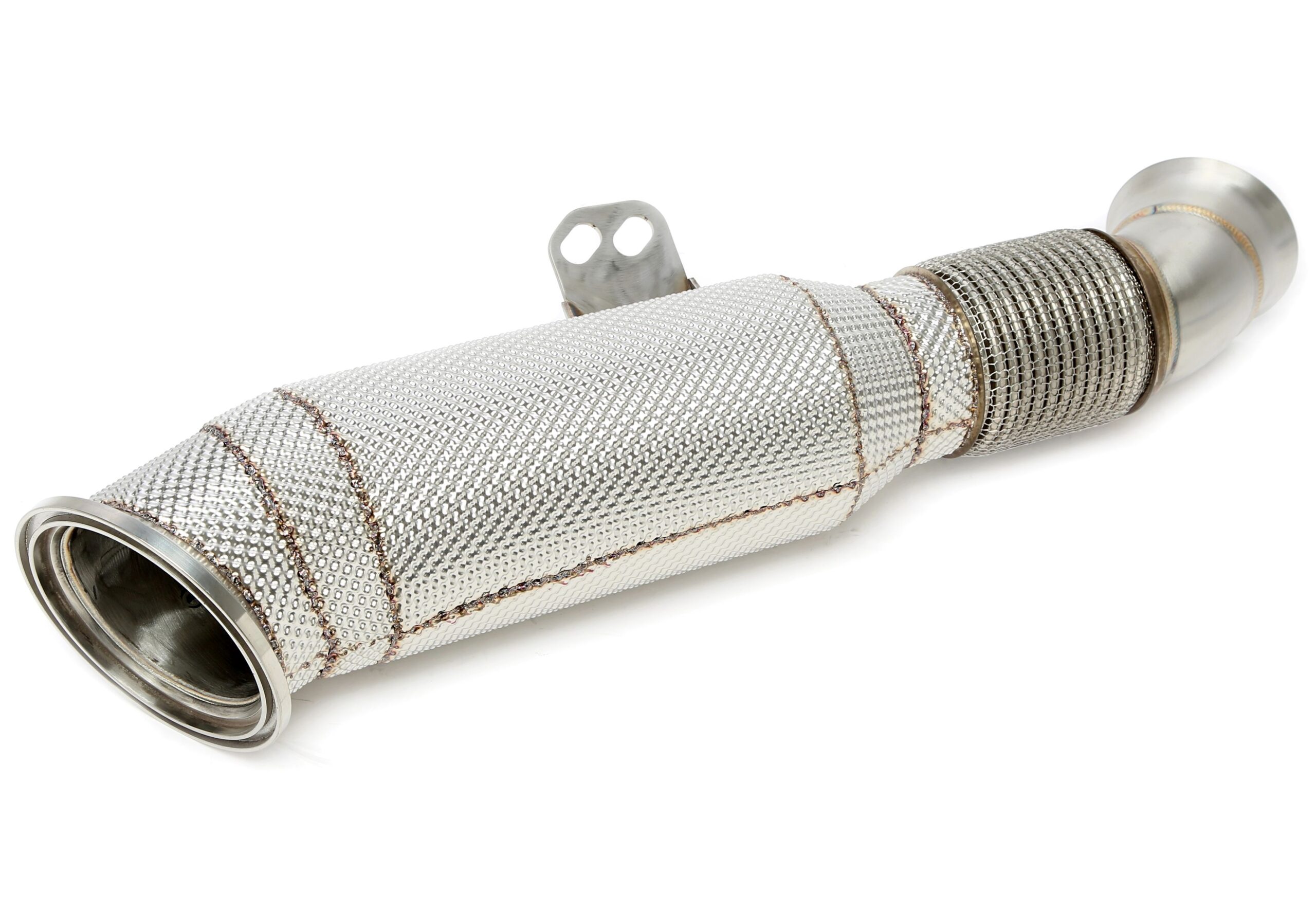Downpipe mit Hitzeschild und Katalysator passend für BMW X3 Typ G01, X4 Typ G02, X5 Typ G05, X6 Typ G06, X7 Typ G07 - Motorcode B58