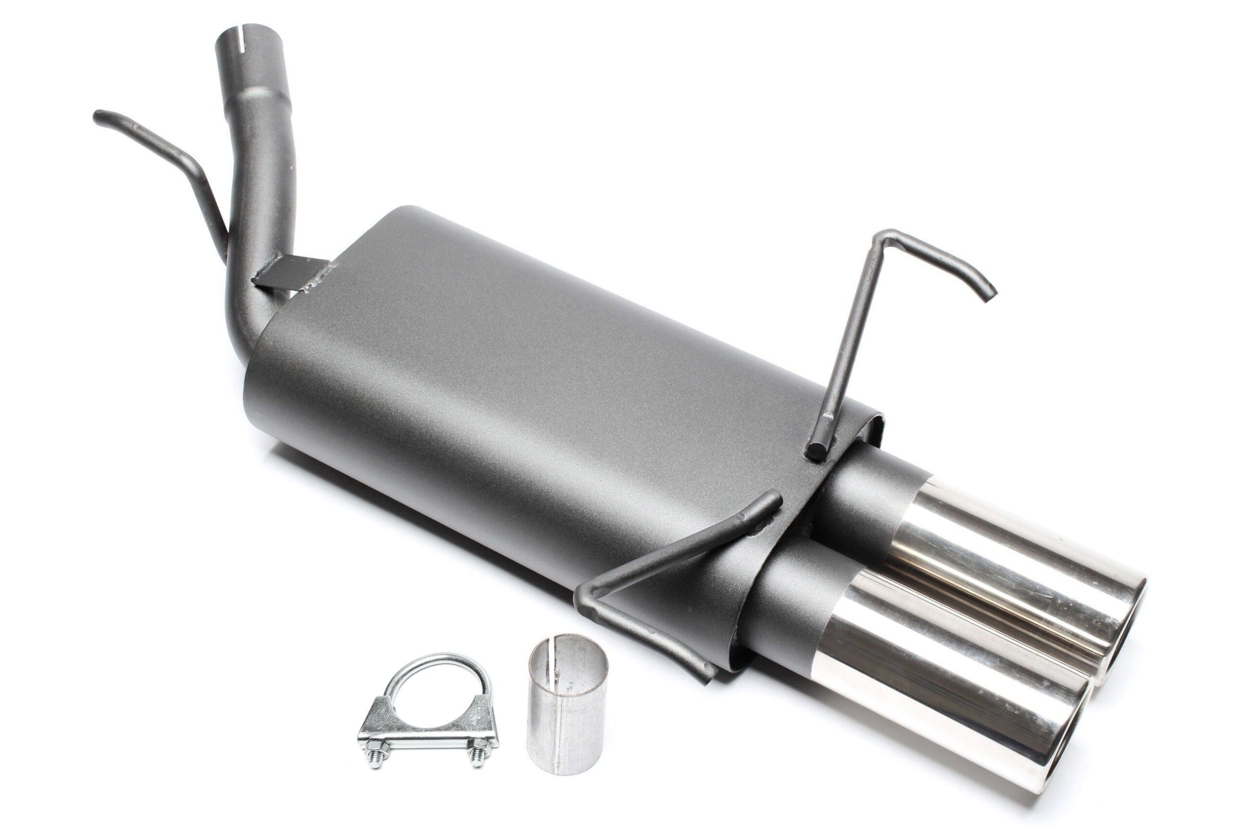 Sportendschalldämpfer 2x76mm passend für Opel Corsa C