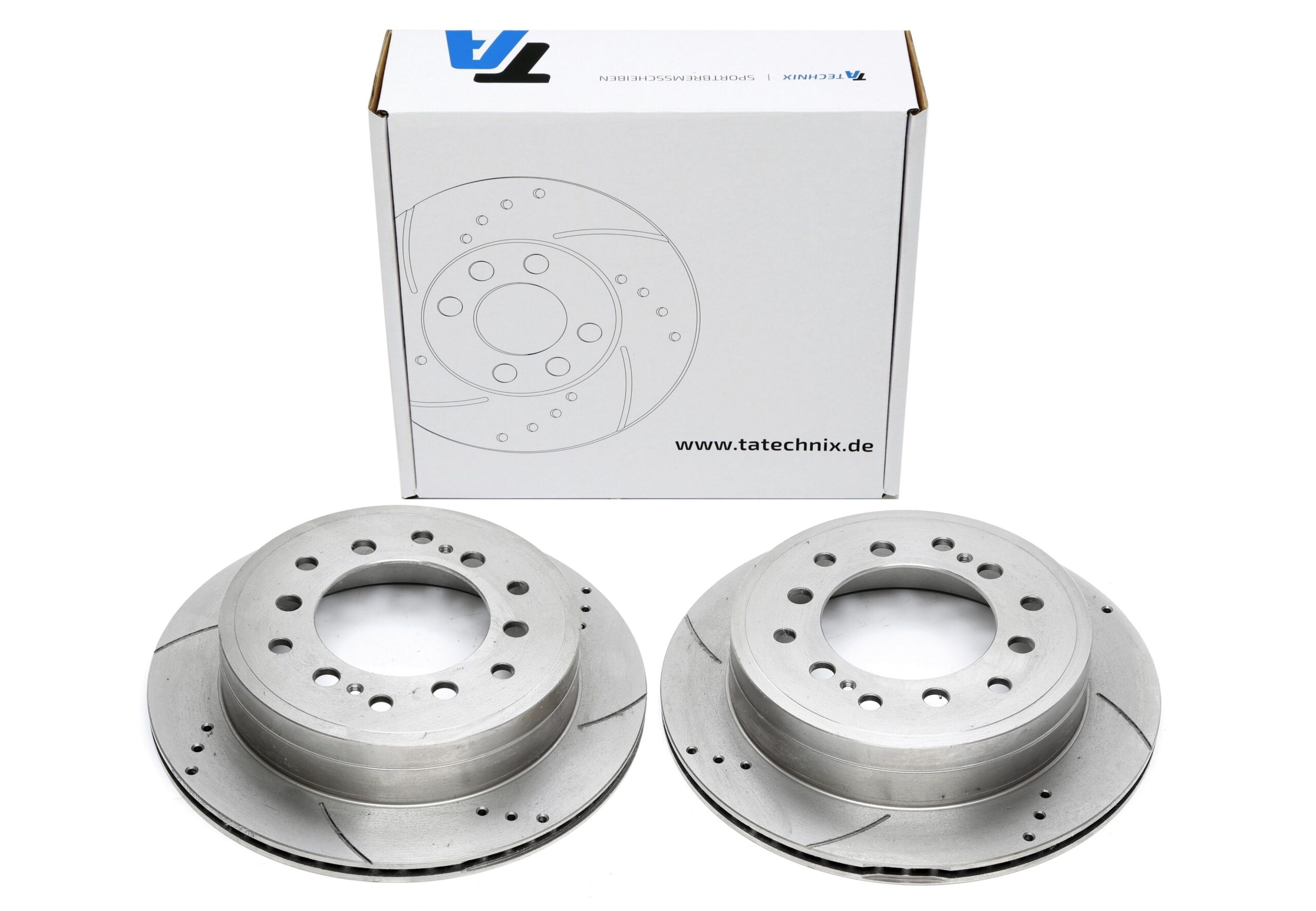 Sport Bremsscheiben Satz Hinterachse passend für Toyota Land Cruiser 90 / Land Cruiser